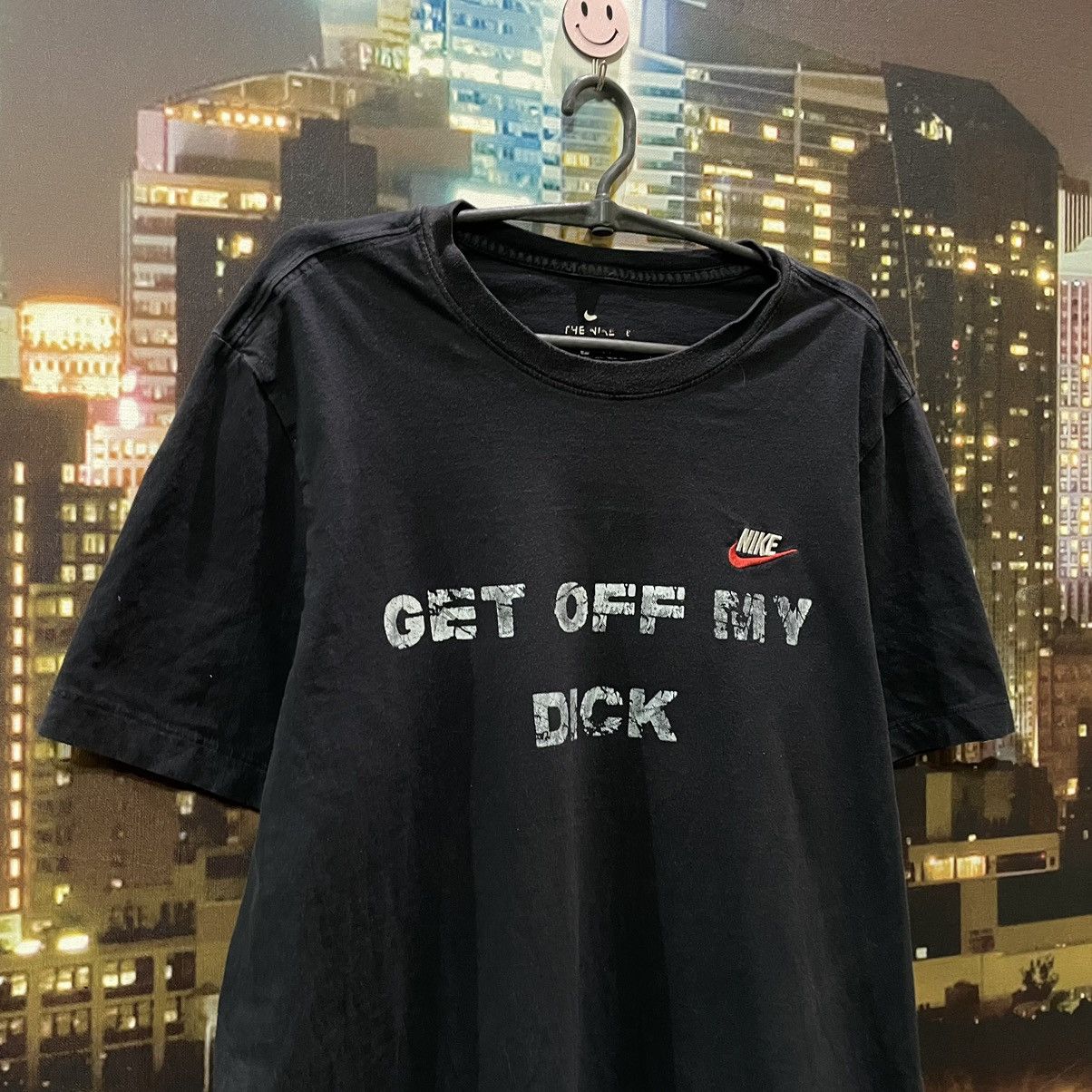 Vintage Vintage 90s Nike Graphic Tee Streetwear Oversized Black XL Size US XL / EU 56 / 4 - 2 Thumbnail