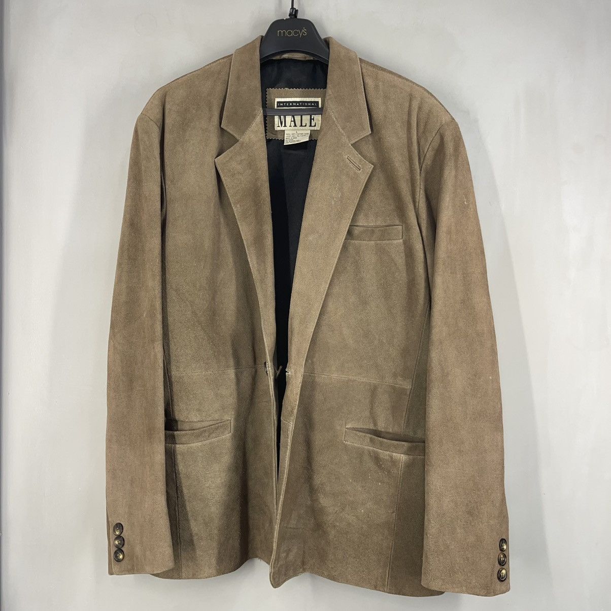 Other International Male Men's L Suede Western Sport Coat Jacket Size 42R - 1 Thumbnail