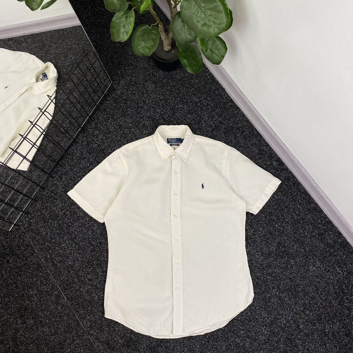 Luxury × Polo Ralph Lauren × Vintage 90s Polo Ralph Lauren White 