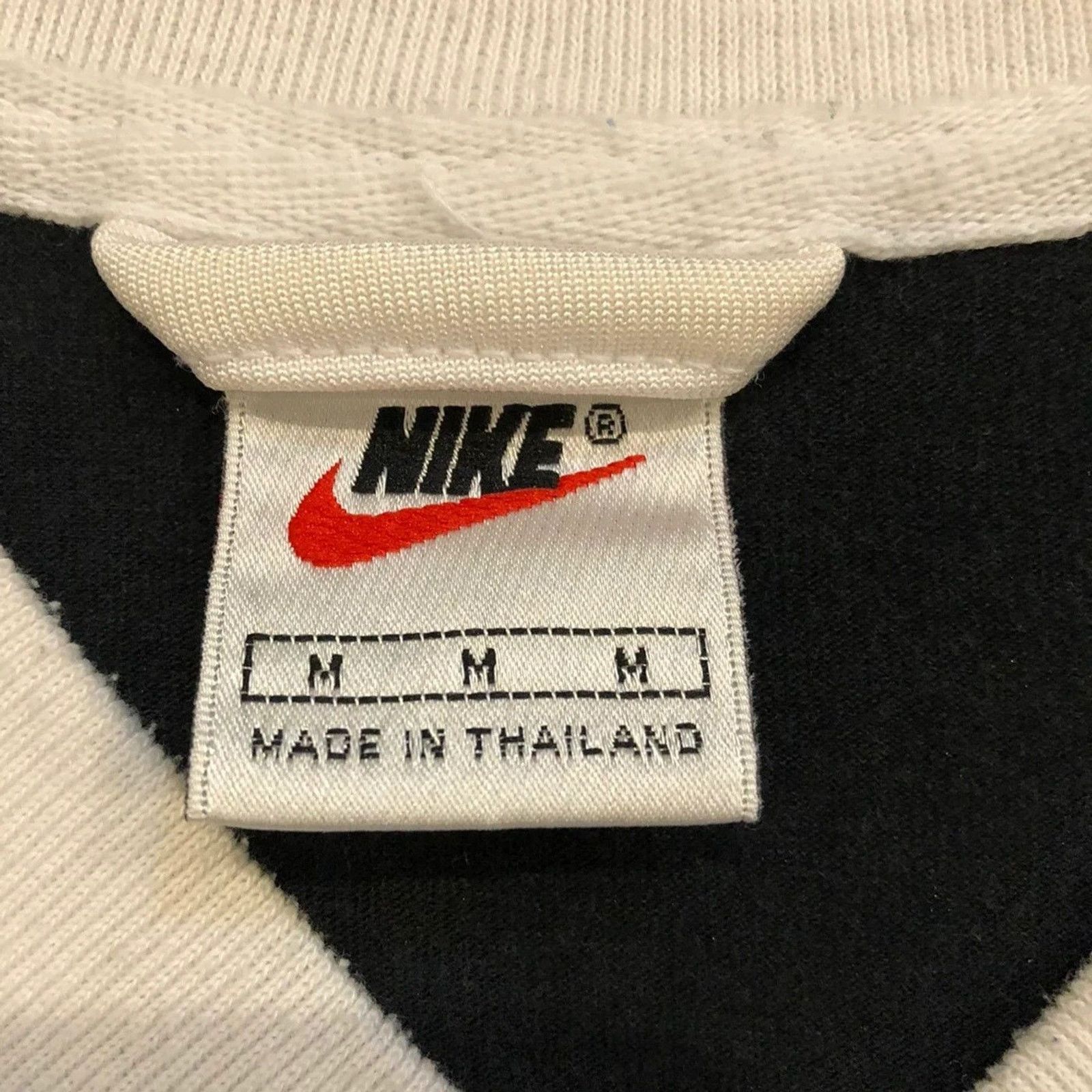 Nike × Vintage Vintage 90s Nike Center Swoosh Athletic Tee Size US M / EU 48-50 / 2 - 8 Thumbnail