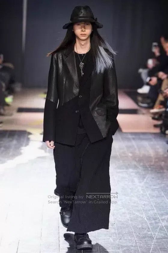 Yohji Yamamoto Yohji Yamamoto 2015 FW Show Coated Wool Top Hat Size ONE SIZE - 2 Thumbnail
