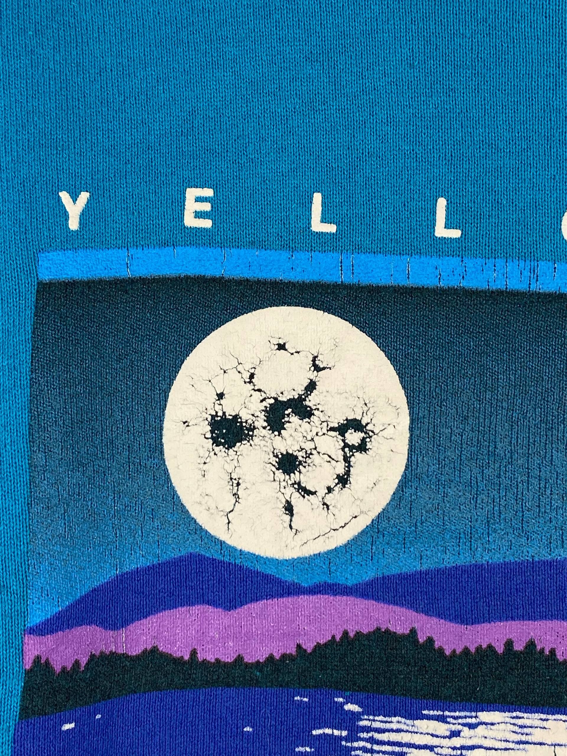 Jerzees Vintage Yellowstone Park 1985 Nature Graphic 80s Sweatshirt Size US M / EU 48-50 / 2 - 7 Thumbnail