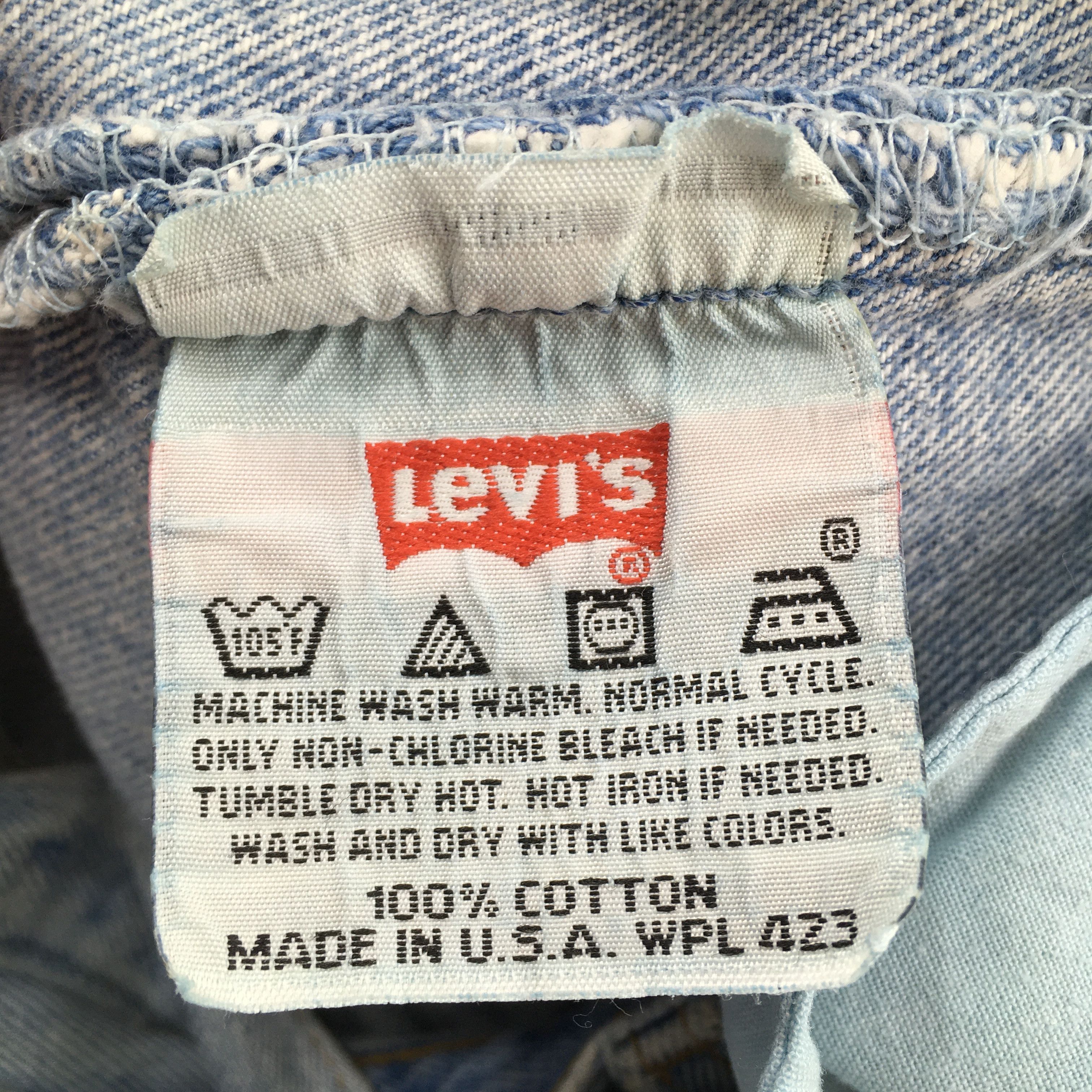 Levi's Size 30x31.5 Vintage 90s Levi's 501 Stonewash Jeans S1875 Size 30" / US 8 / IT 44 - 14 Thumbnail