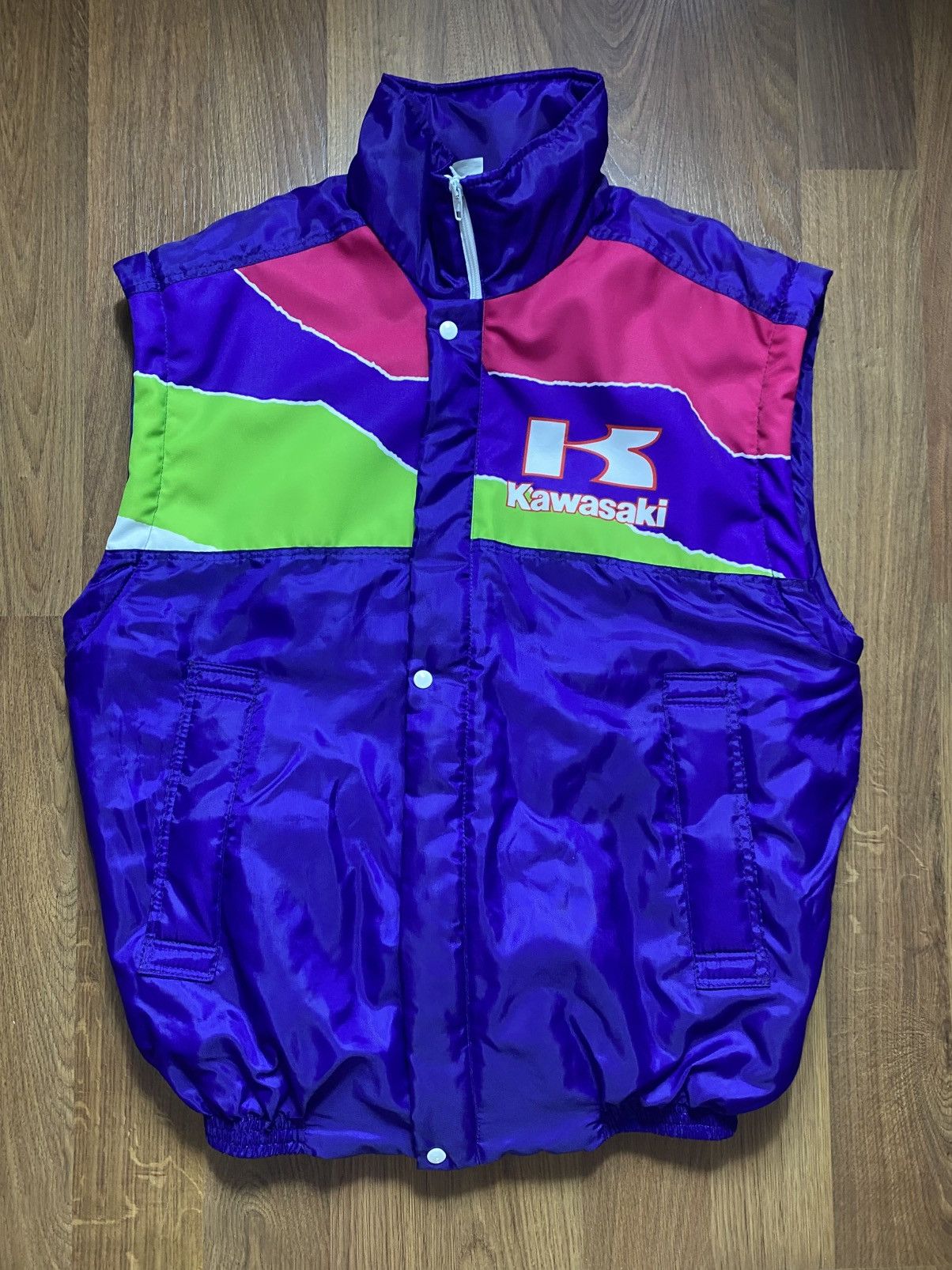 Vintage Kawasaki Vintage 80s Logo Jacket Size US XL / EU 56 / 4 - 3 Thumbnail