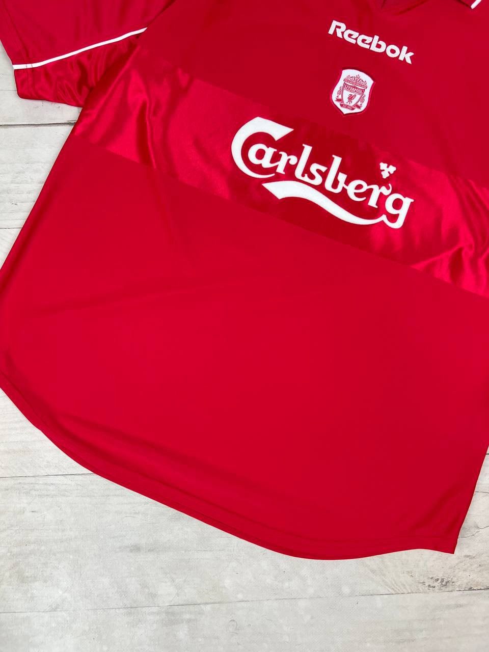 Reebok Vintage Liverpool 2000 2002 Hamann #16 Home Shirt Jersey Size US L / EU 52-54 / 3 - 4 Thumbnail
