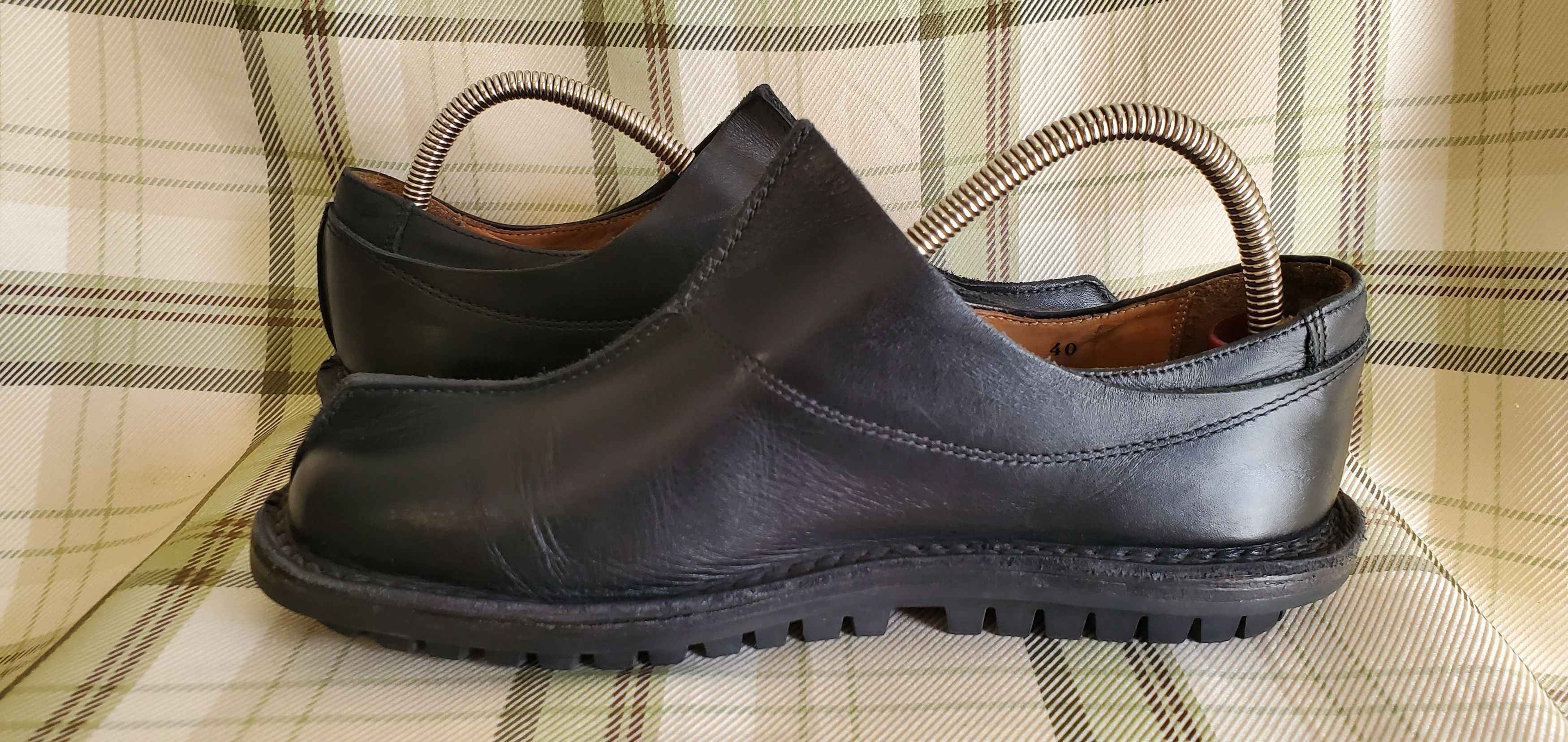 Trippen Trippen Black Slip On Leather Shoes Size US 7.5 / EU 40-41 - 6 Thumbnail