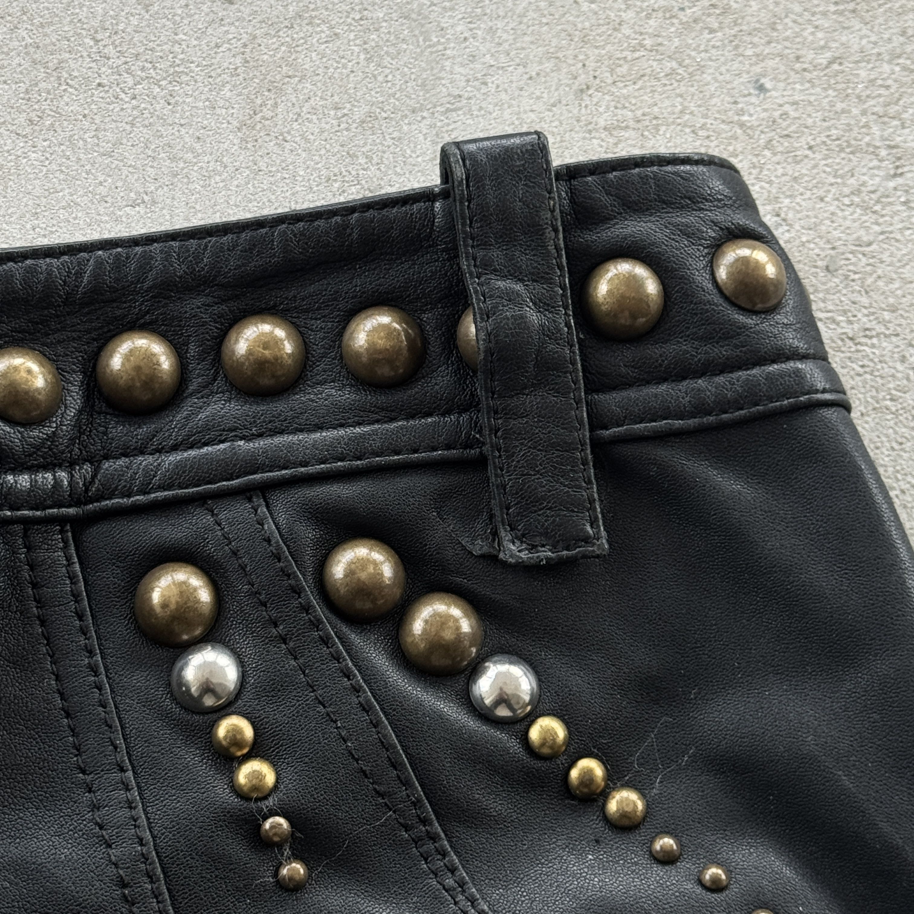Diesel Vintage Diesel Leather Biker Vest Pants Set Archive Punk Size US M / EU 48-50 / 2 - 13 Thumbnail