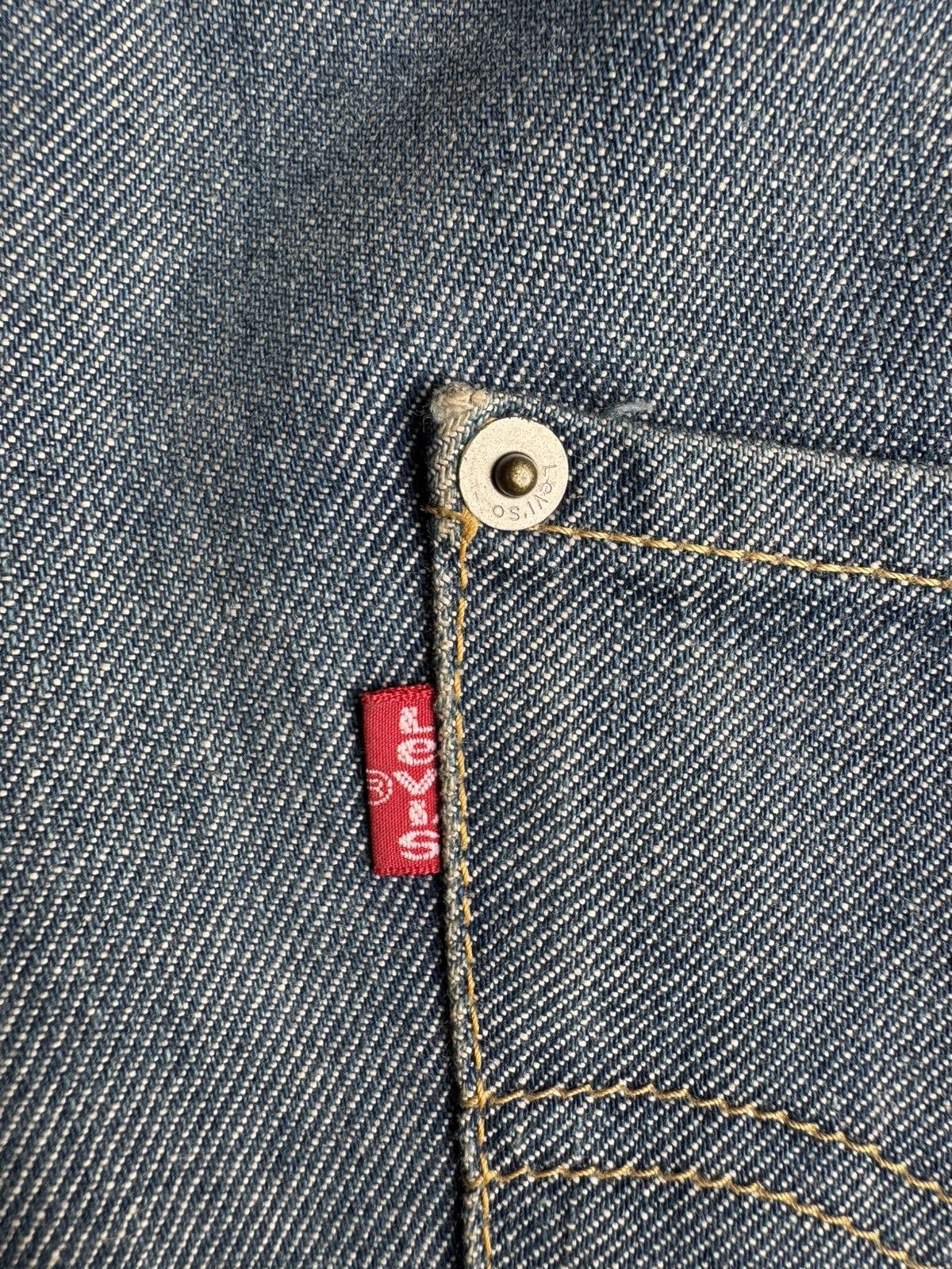 Levi's VERY RARE VINTAGE PANTS DENIM JEANS LEVIS ENGINEERED BUCKLE Size US 29 - 3 Thumbnail