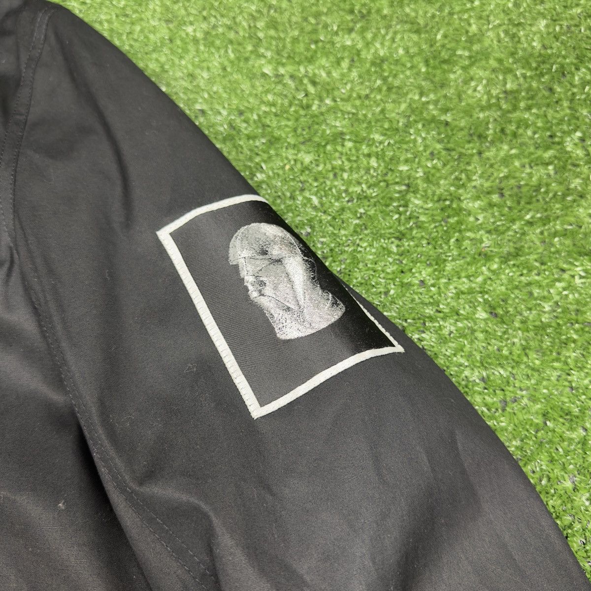 Rick Owens Drkshdw Rick Owens Drkshdw Appliqué Fishtail Parka Zip Jacket Hooded Size US XL / EU 56 / 4 - 4 Thumbnail