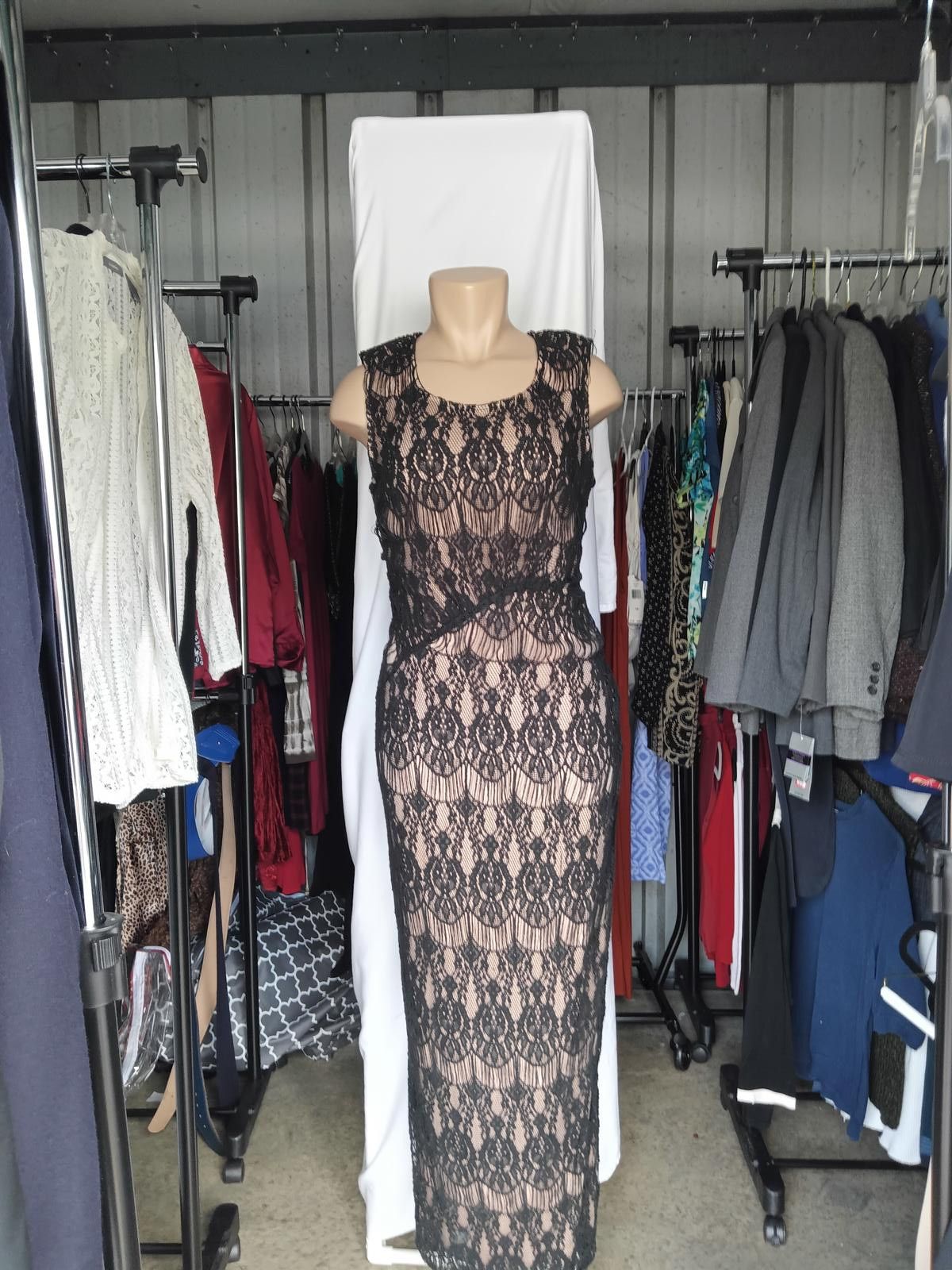 Designer Elegant Rachael & Chloe Lace Dress Size M / US 6-8 / IT 42-44 - 1 Thumbnail