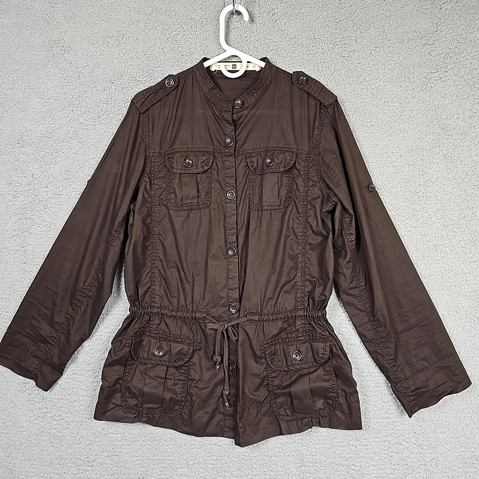 Gap Gap Women's Cargo Size M Brown Cotton Long Sleeve Shirt Size M / US 6-8 / IT 42-44 - 1 Thumbnail