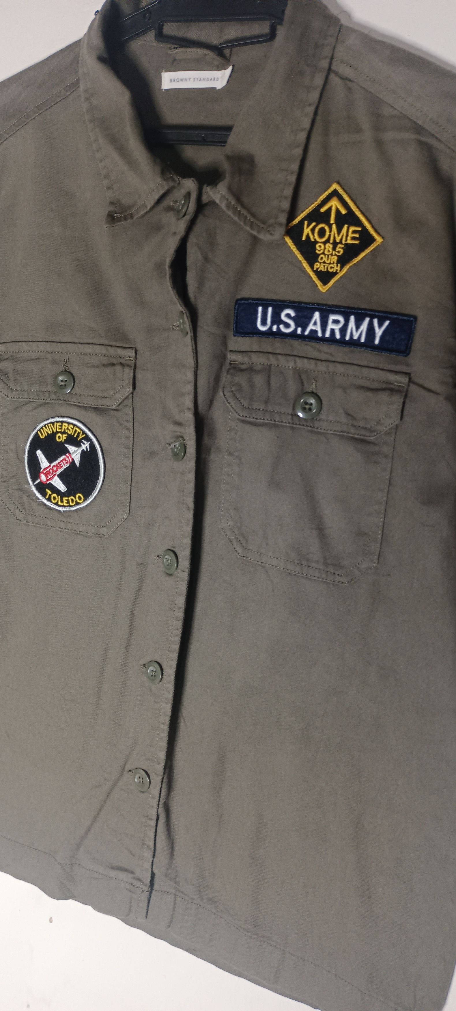 Japanese Brand Vintage🔥Browny Standard US Army University Of Toledo Size US L / EU 52-54 / 3 - 7 Thumbnail
