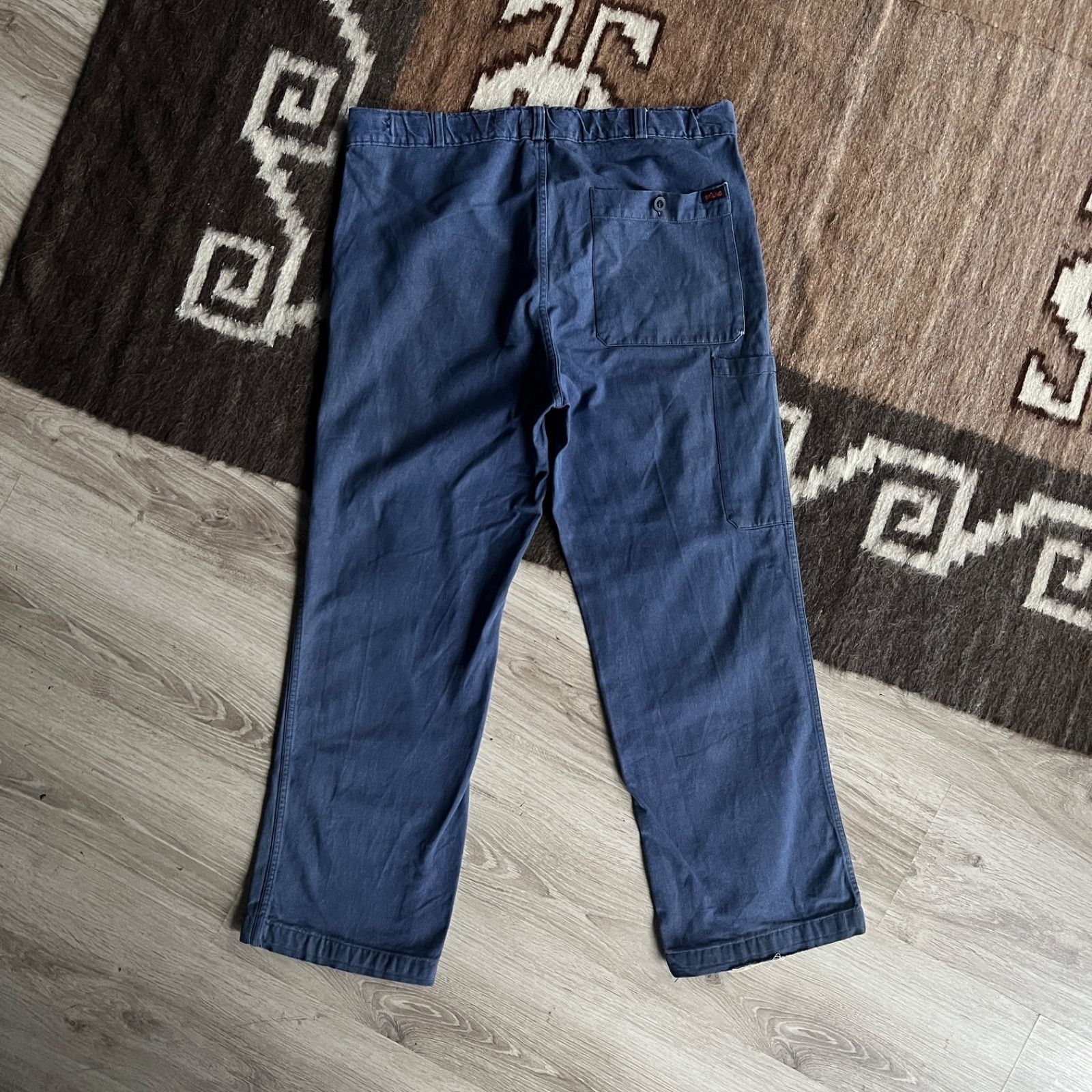 Vintage Vintage Spilag French Workwear Carpenter Utility Pants 9800A Size US 36 / EU 52 - 3 Thumbnail