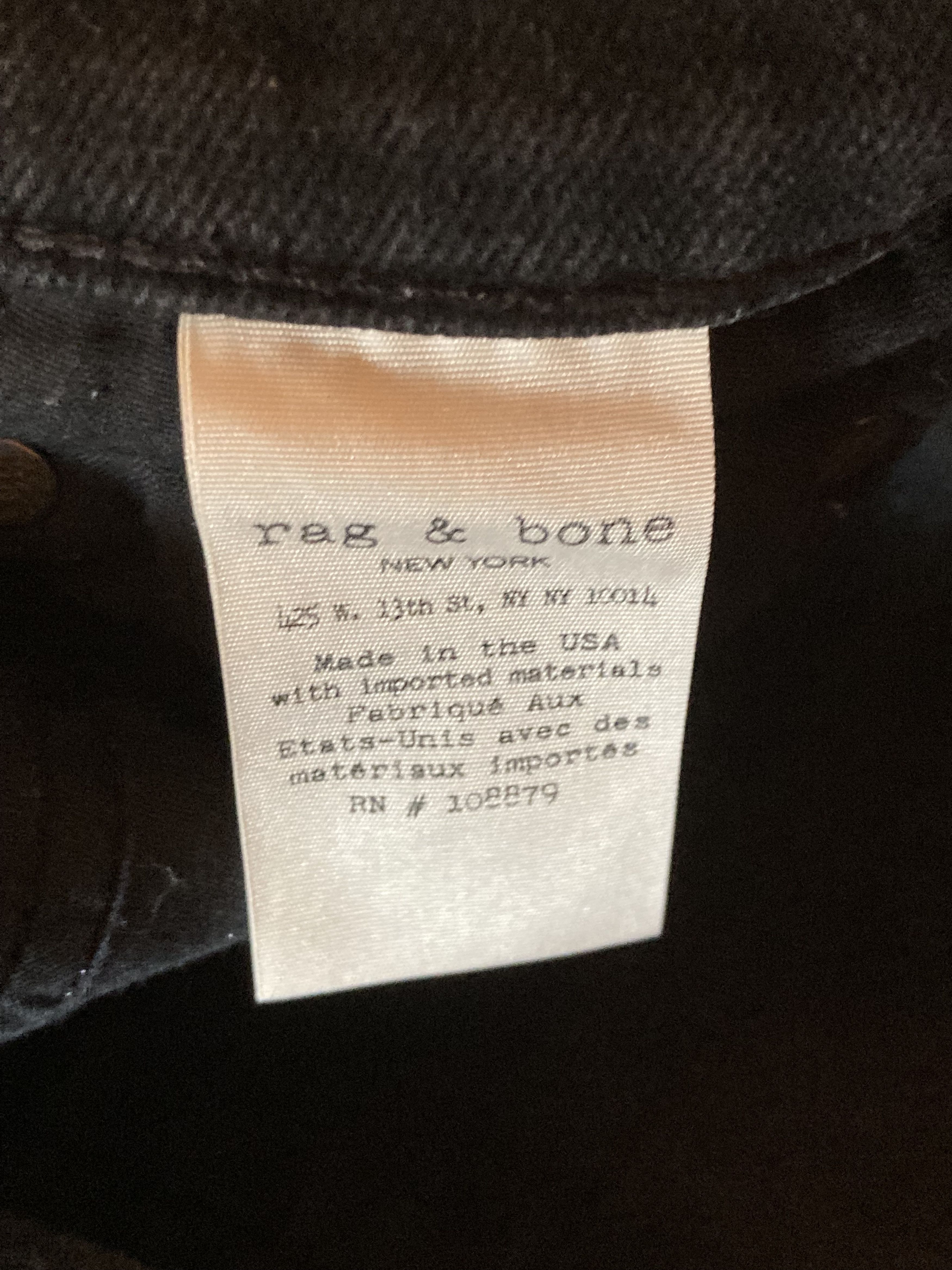 Rag & Bone RAG & BONE denim jeans fit 2 black wash size 32/48 Size US 32 / EU 48 - 8 Thumbnail