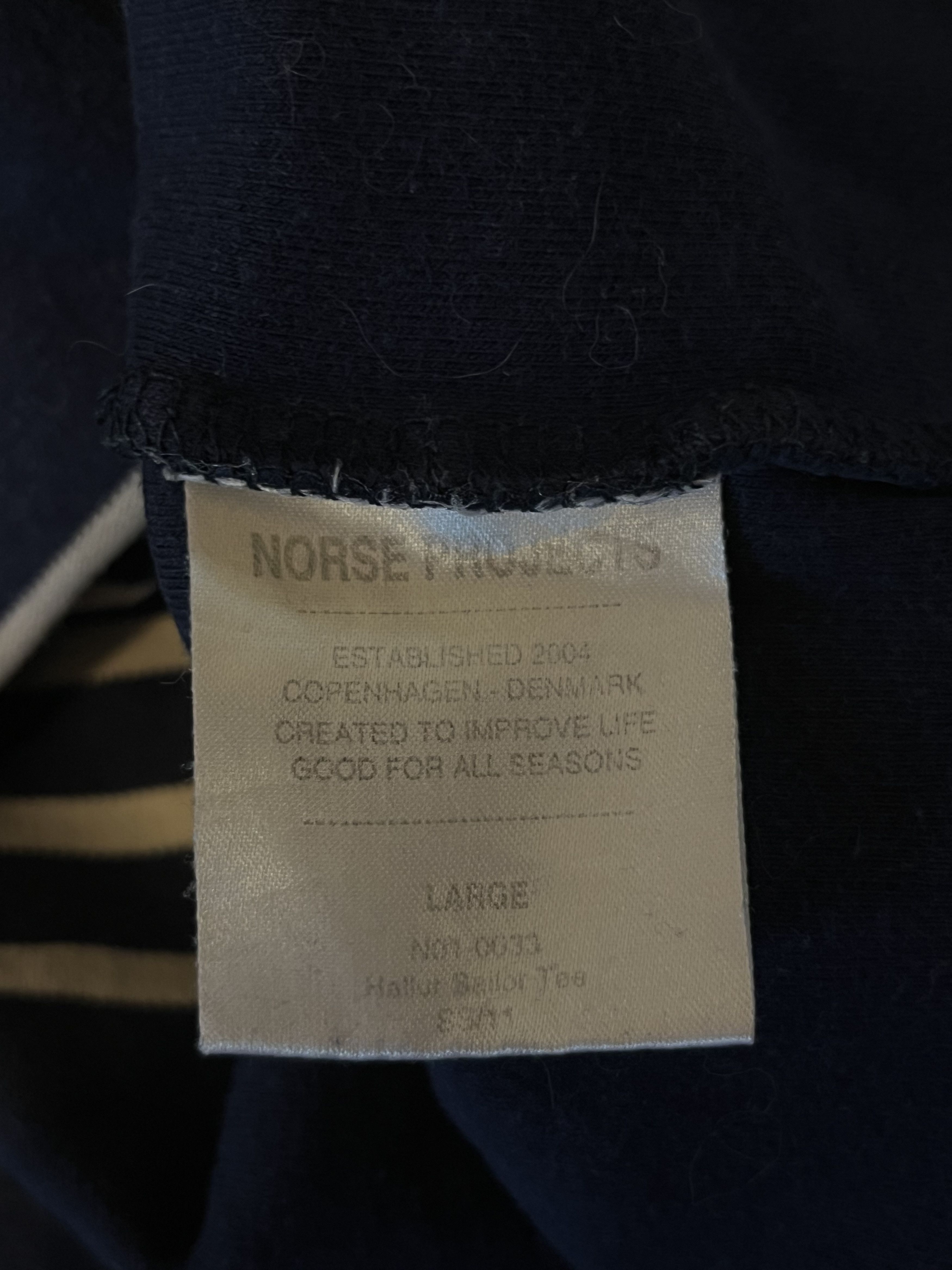Norse Projects Norse Projects Hallut Sailor Tee Marina Size US L / EU 52-54 / 3 - 6 Thumbnail