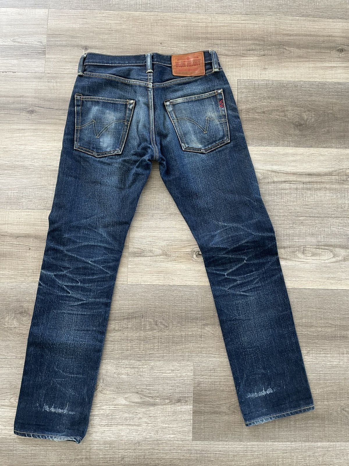 Iron Heart IRON HEART IH-777N 17OZ SELVEDGE JEANS SLIM TAPERED 29x29.5 Size US 29 - 2 Thumbnail