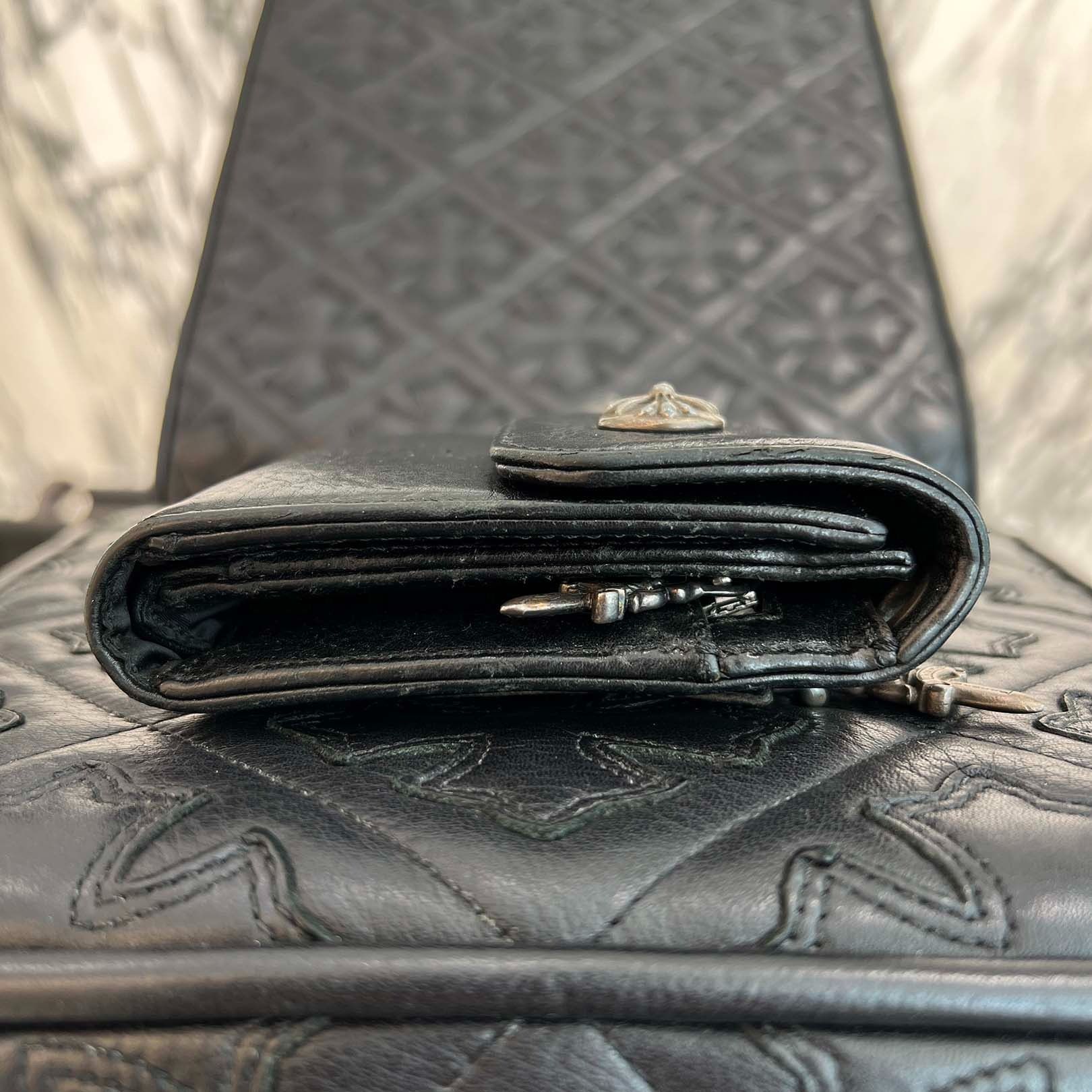Chrome Hearts CHROME HEARTS Wave Cross Ball Wallet leather Size ONE SIZE - 10 Thumbnail