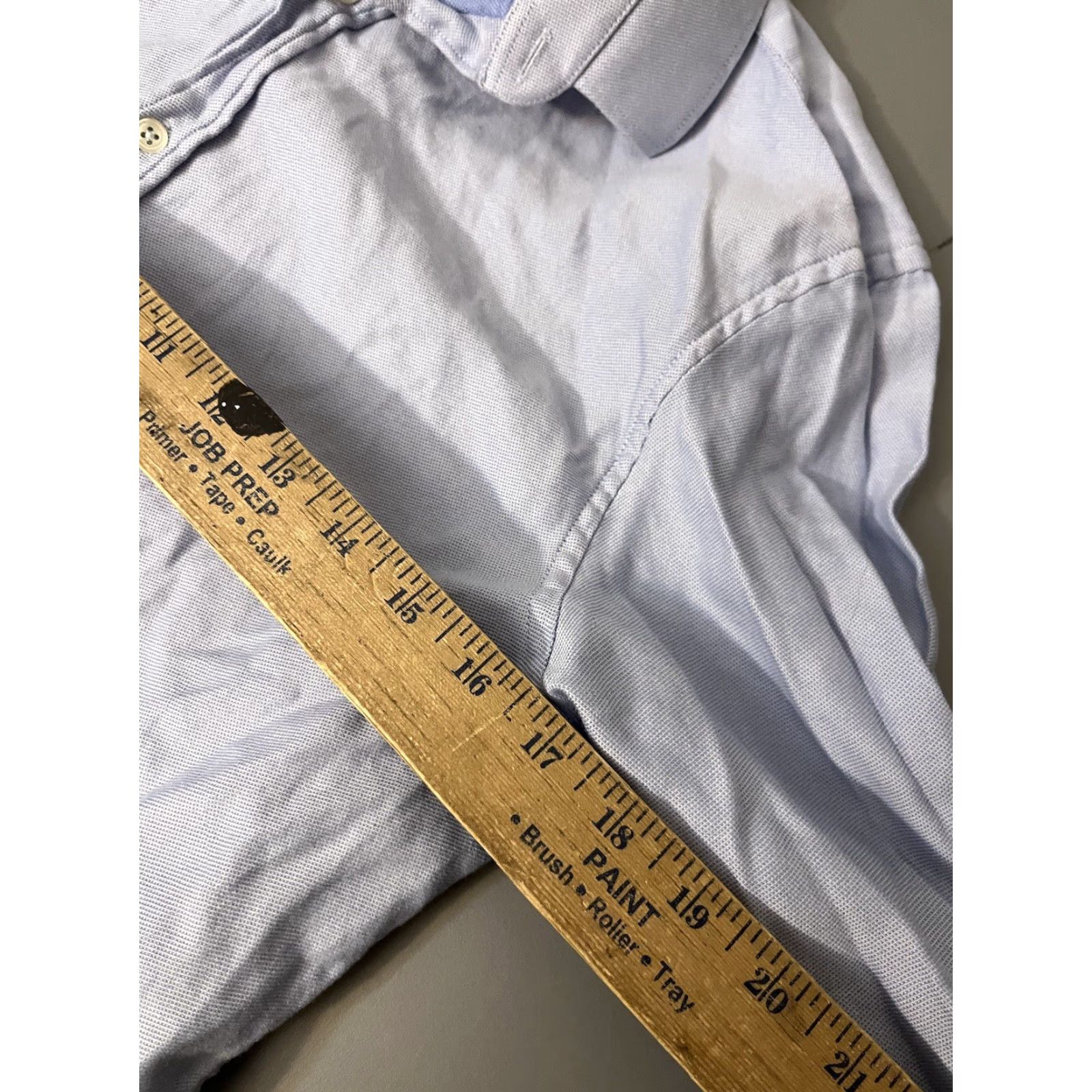 Zara ZARA MAN Slim Fit Solid Button Down Shirt Men's Size Medium Blue Solid Button-Up Slimming Tailored Fit 100% Cotton Knit Long Sleeve Shirt Mens Size US M / EU 48-50 / 2 - 5 Thumbnail