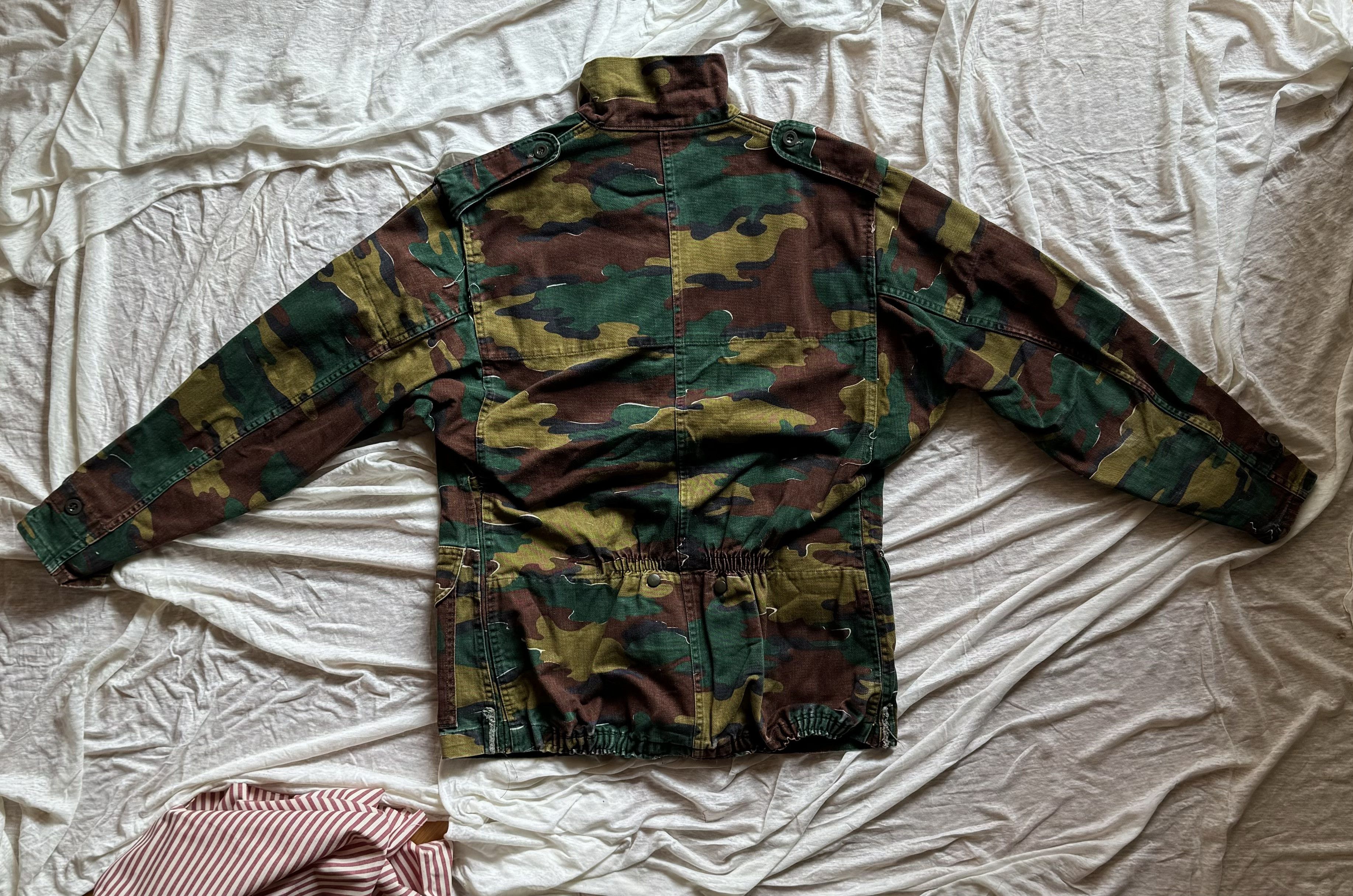 Vintage Airborne Jacket vintage esercito belga 80' Size US M / EU 48-50 / 2 - 12 Thumbnail