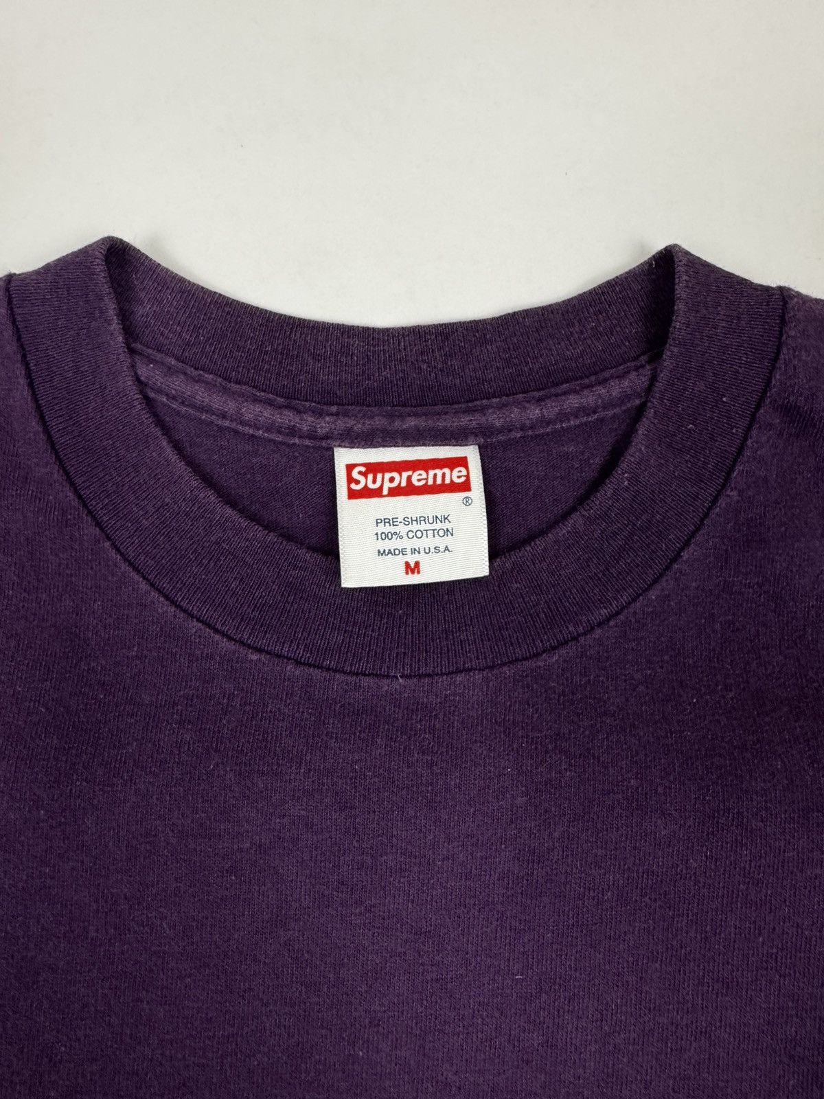 Supreme Supreme Purple Box Logo Tee 2001 Size US M / EU 48-50 / 2 - 4 Thumbnail