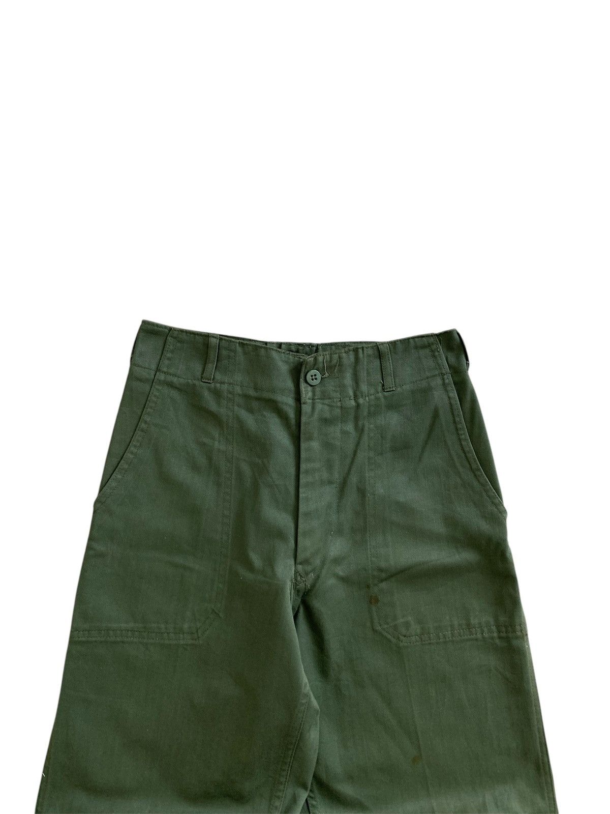 Japanese Brand Vintage 80s South Korean Army HBT Og Trousers Size US 30 / EU 46 - 3 Thumbnail