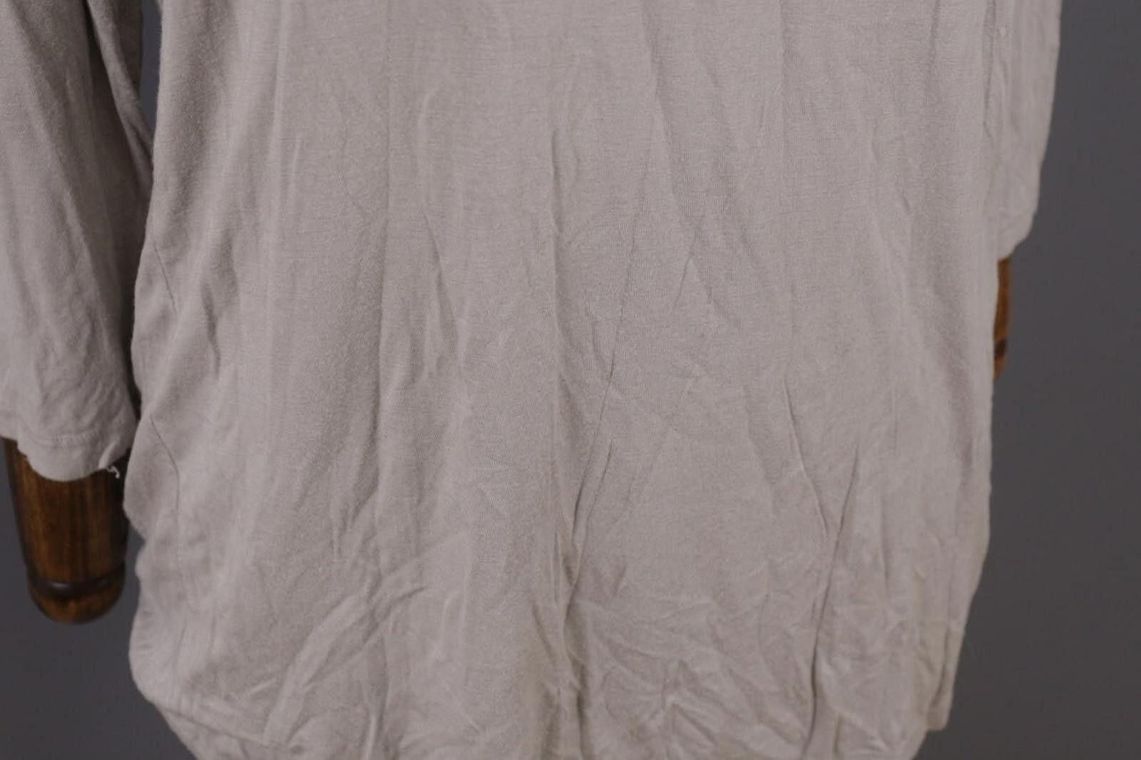 Designer Sarah Santos Gray Lagenlook Relaxed ViscoseTunic Top Blouse Size M / US 6-8 / IT 42-44 - 9 Thumbnail