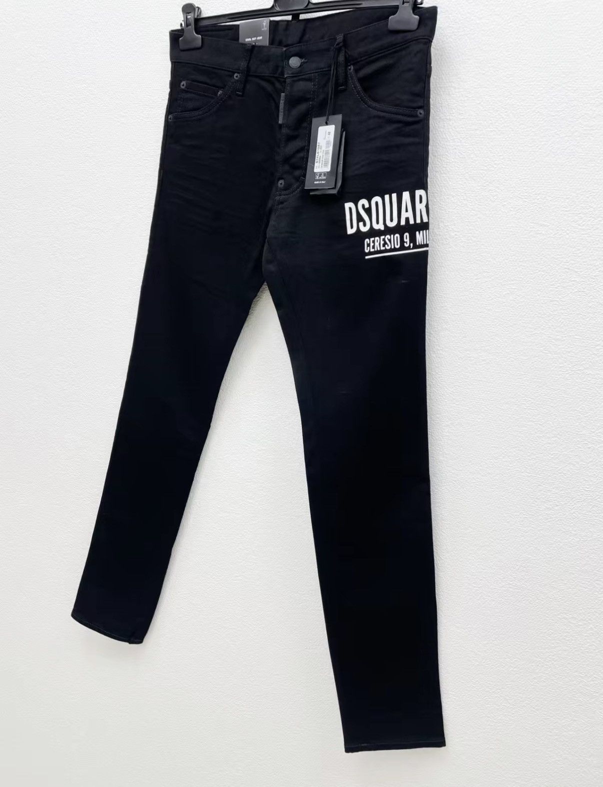 Dsquared2 DSQUARED2 (D2) Stretch Black Slim Jeans J30 Size US 28 / EU 44 - 2 Thumbnail