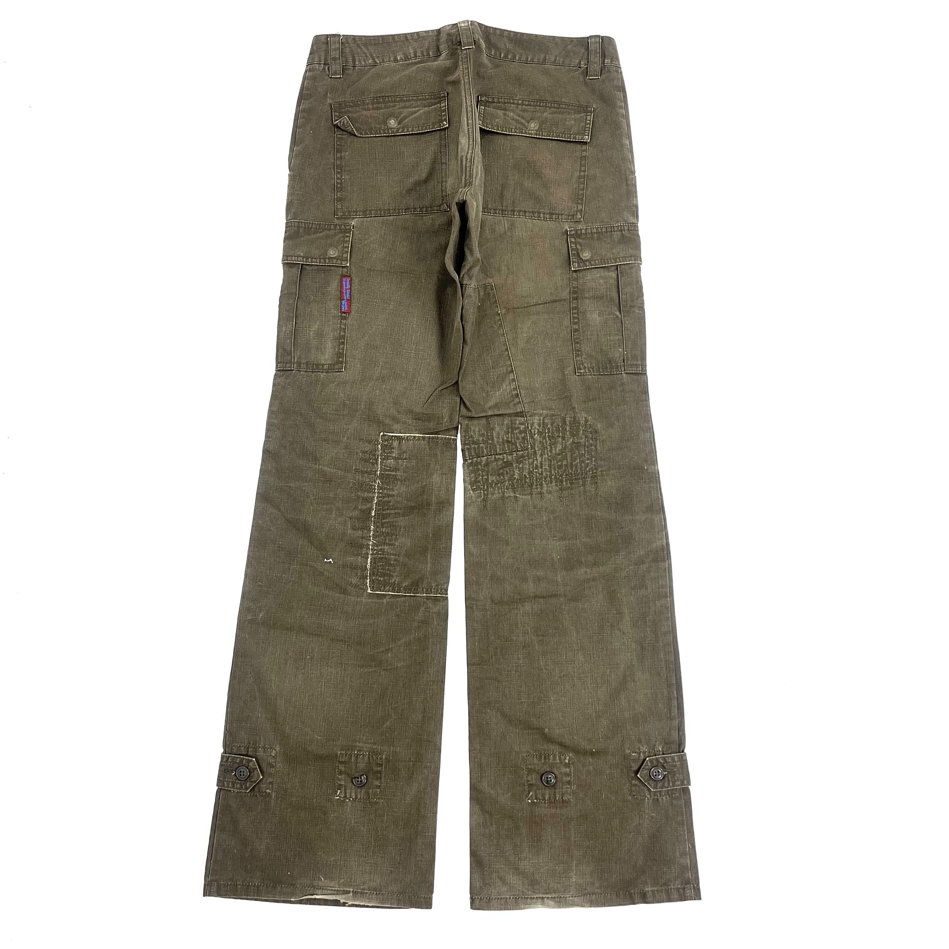 291295=Homme VTG 291295=Homme Cargo Faith Military Goa Rock Style Pants Size US 32 / EU 48 - 1 Thumbnail