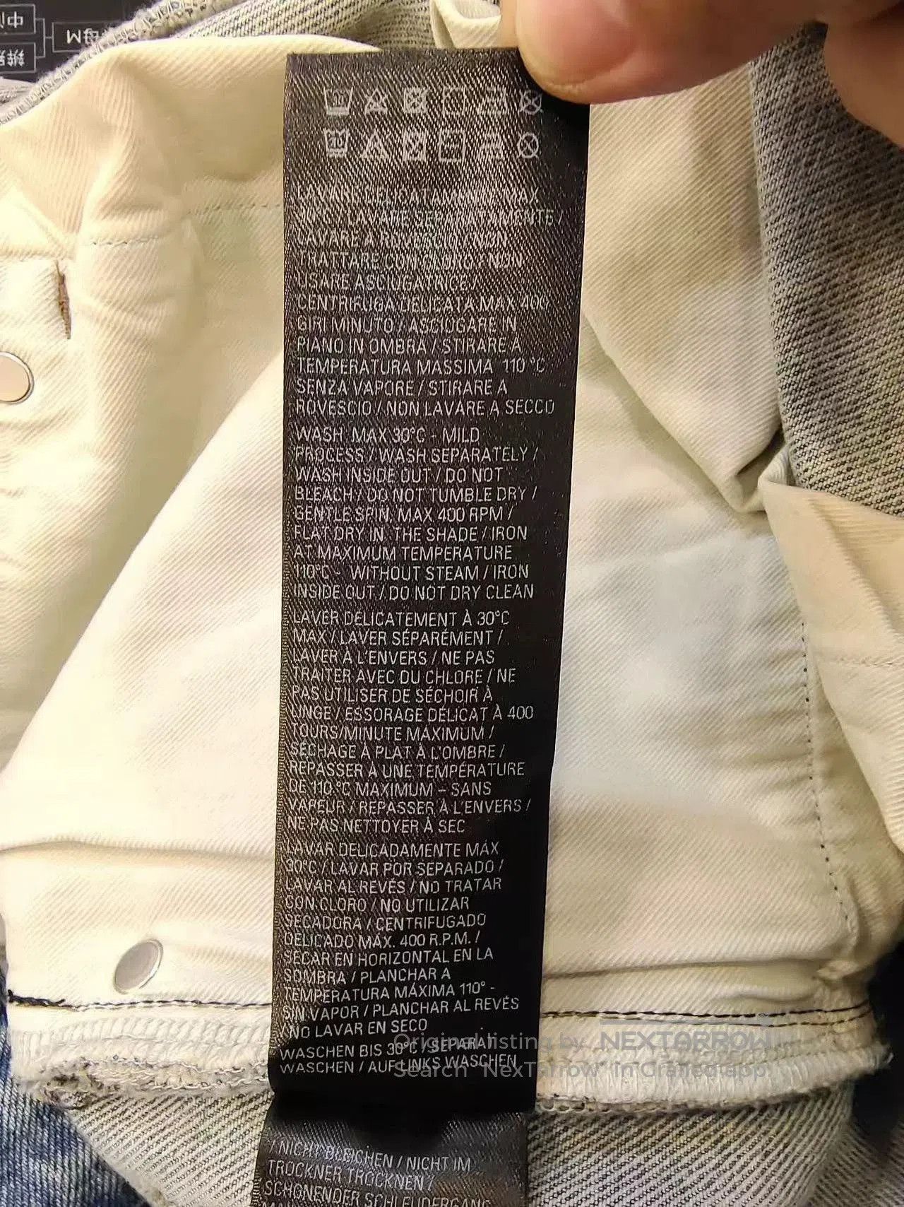Balenciaga Balenciaga Logo Embroidered Distressed Jeans. Size US 26 / EU 42 - 5 Thumbnail