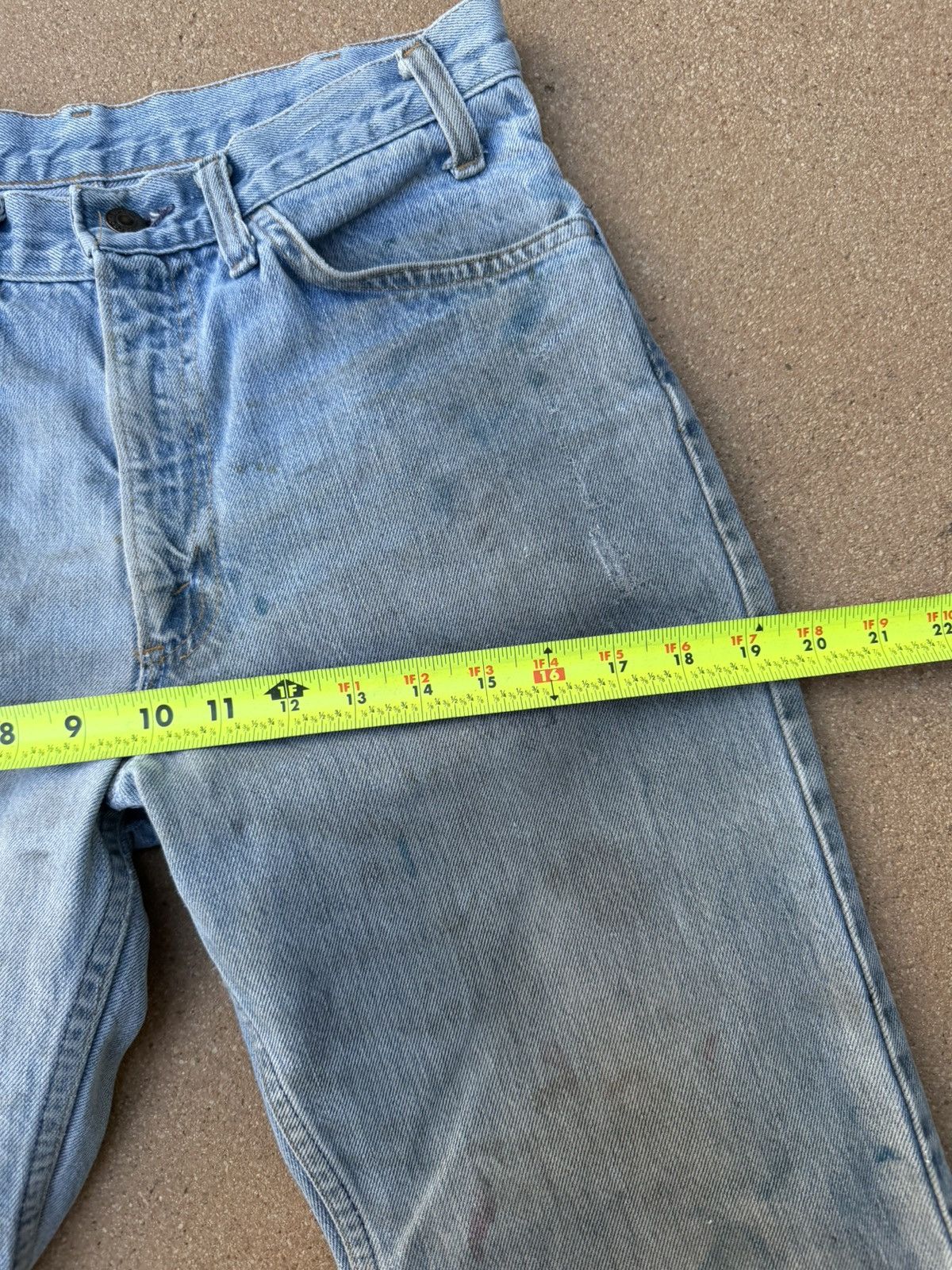Levi's Vtg 70’s Levi’s 646 Orange Tab Bellbottom Flare Jeans 30x32 Size US 30 / EU 46 - 12 Thumbnail