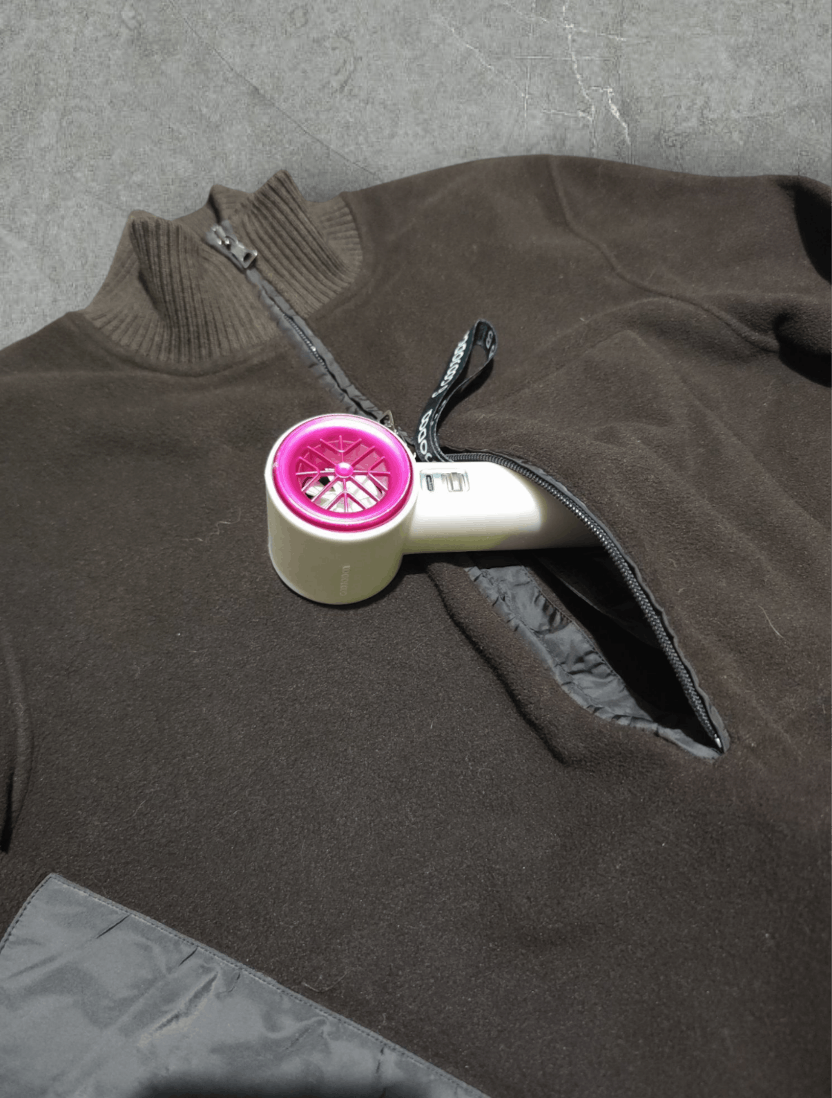 Prada Prada - Red Tab Half Zip Fleece Jacket Size US M / EU 48-50 / 2 - 5 Thumbnail