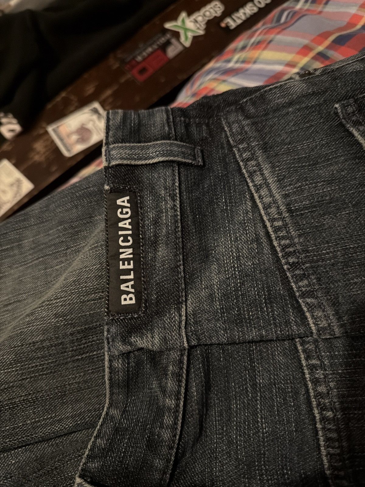 Balenciaga Balenciaga double side leg pants denim jeans xs Size US 32 / EU 48 - 6 Thumbnail