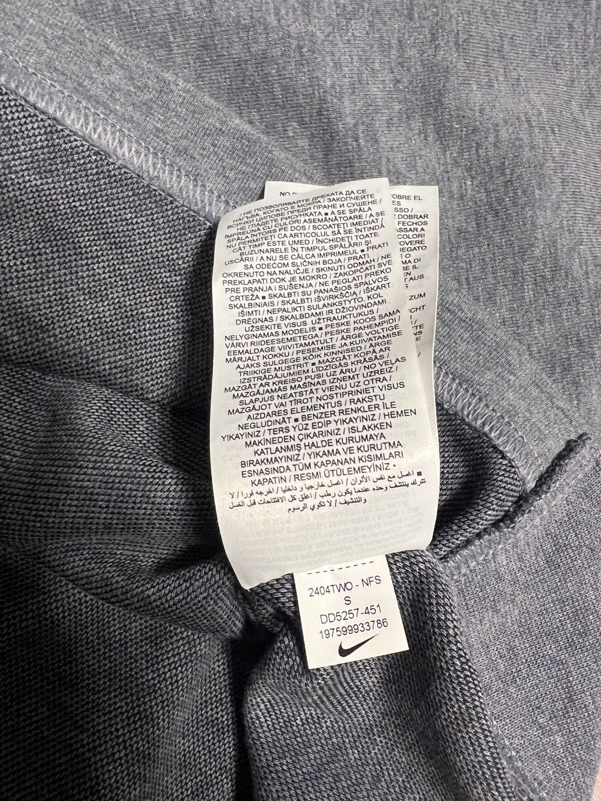 Nike Nike Sportswear Tech Fleece Crew - Sweat-shirt gris Size US S / EU 44-46 / 1 - 8 Thumbnail