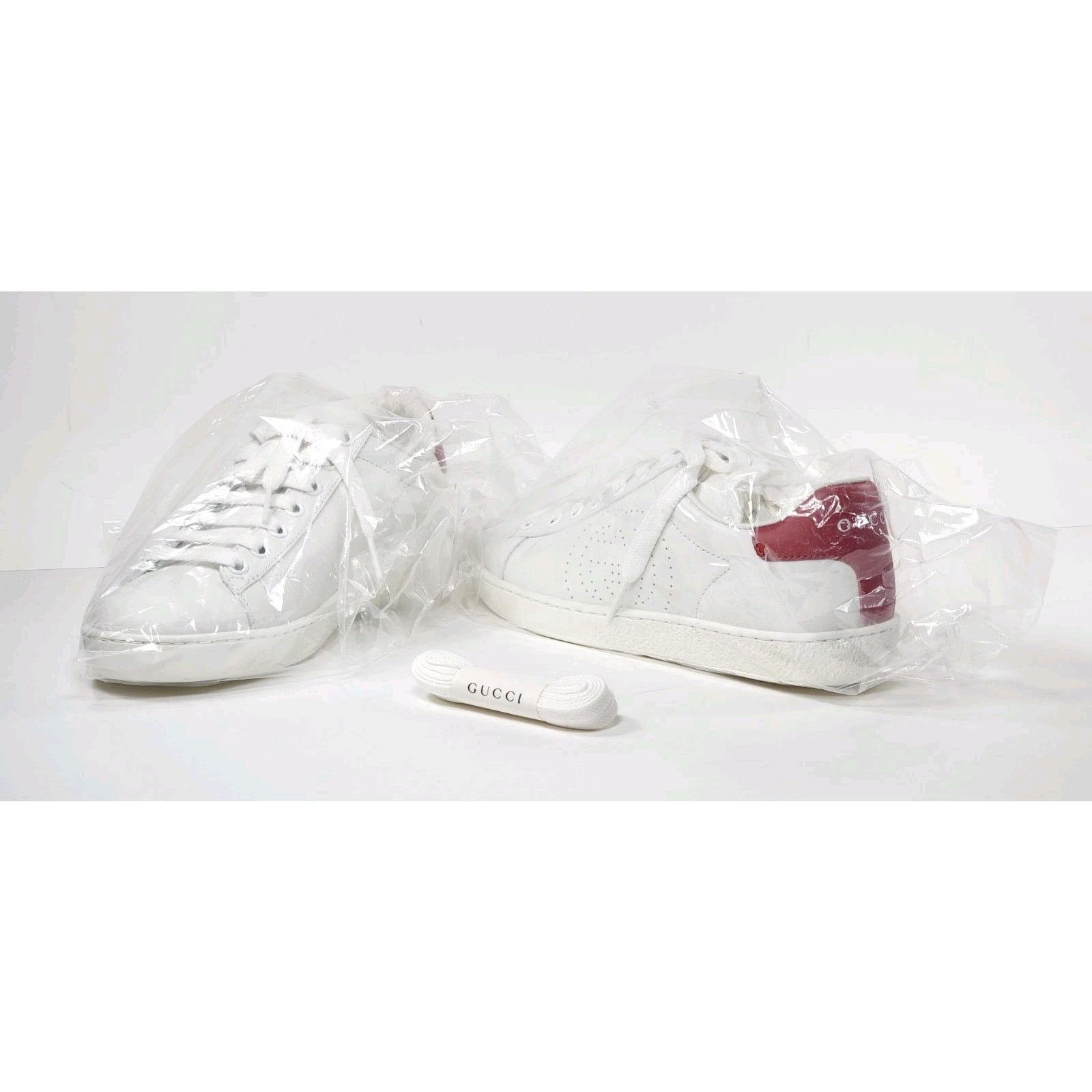 Gucci Gucci Ace Interlocking GG S Women's White AYO70 9078 US4 Size US 4 / IT 34 - 4 Thumbnail