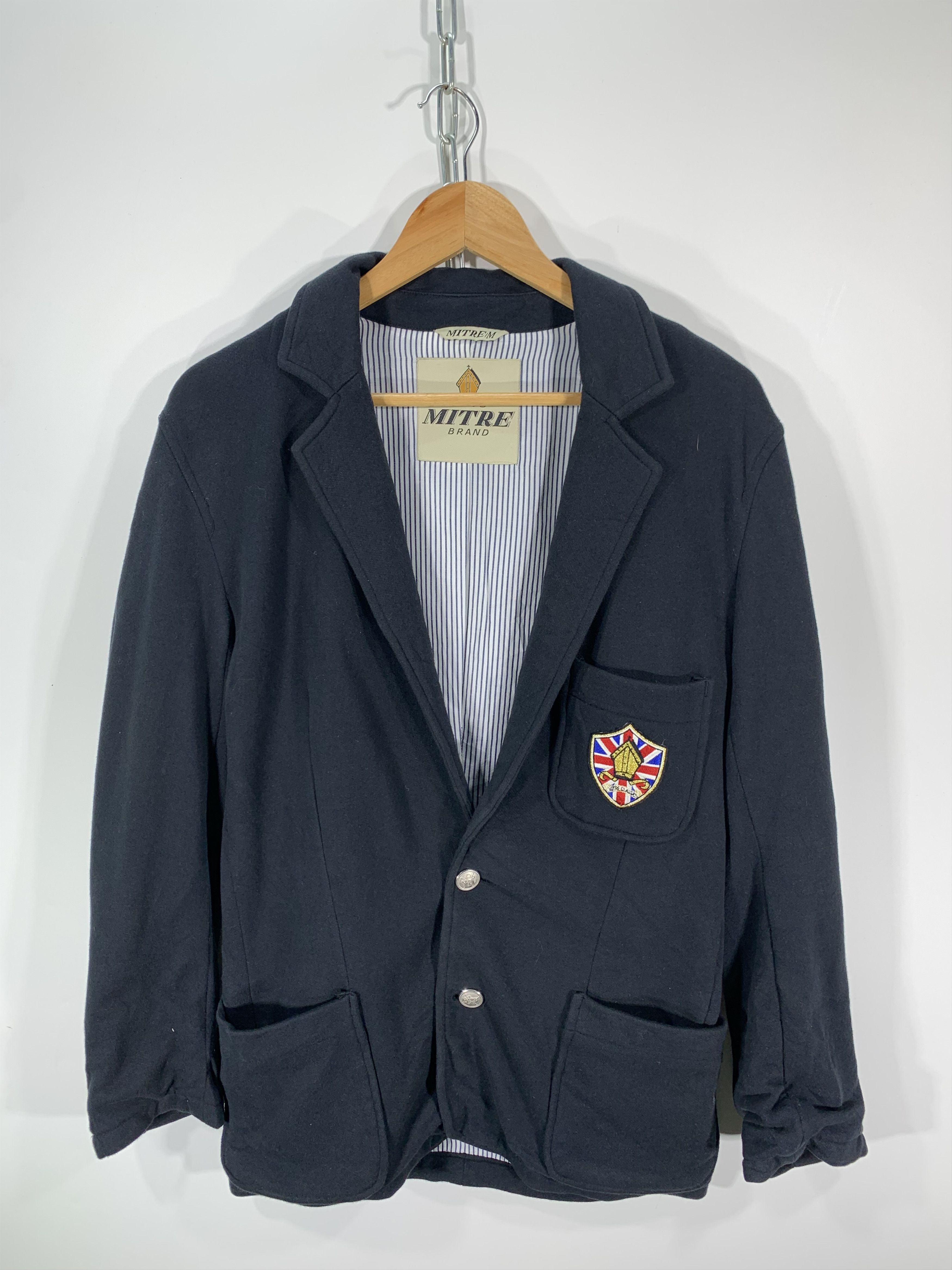 Japanese Brand Mitre brand Sweat Blazer Stylo Size US S / EU 44-46 / 1 - 1 Thumbnail