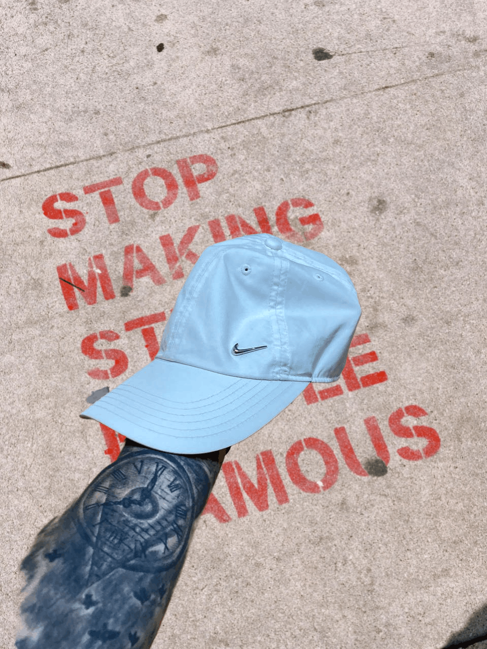 Nike Nike Hat Cap Strapback Black Swoosh Logo Sportswear Size ONE SIZE - 1 Thumbnail