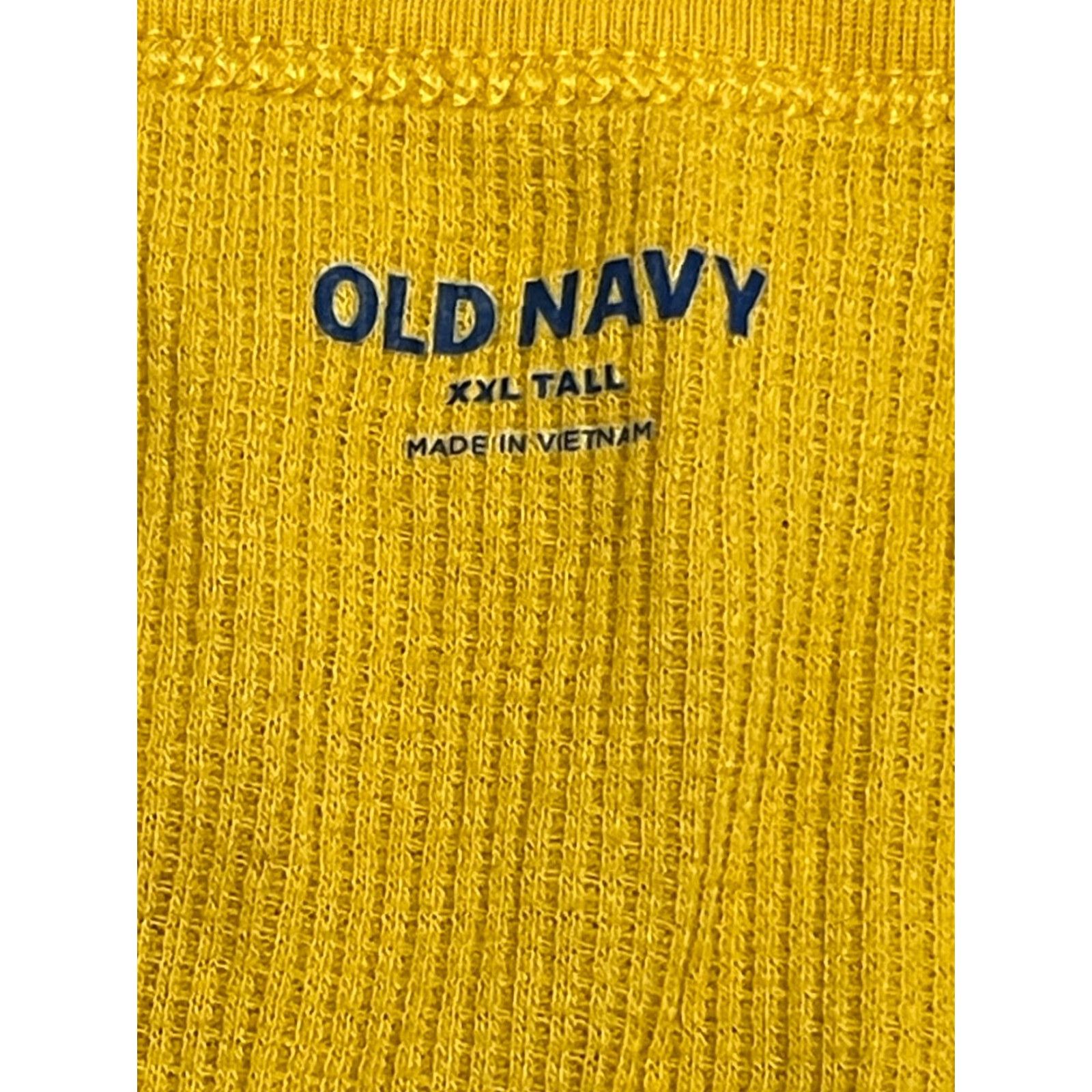 Old Navy Old Navy Shirt, Women's Size XXL Tall, Yellow, Long Sleeve, COZY VIBES Size XXL / US 16-18 / IT 52-54 - 6 Thumbnail