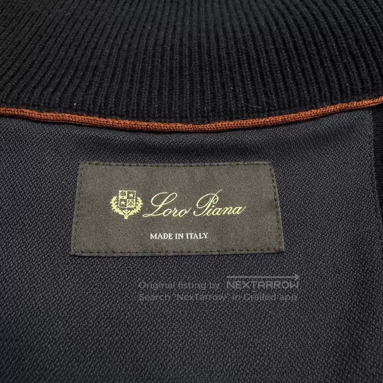 Loro Piana Loro Piana Contrast Color High-Neck Wool Zip-Up Cardigan Size US M / EU 48-50 / 2 - 3 Thumbnail