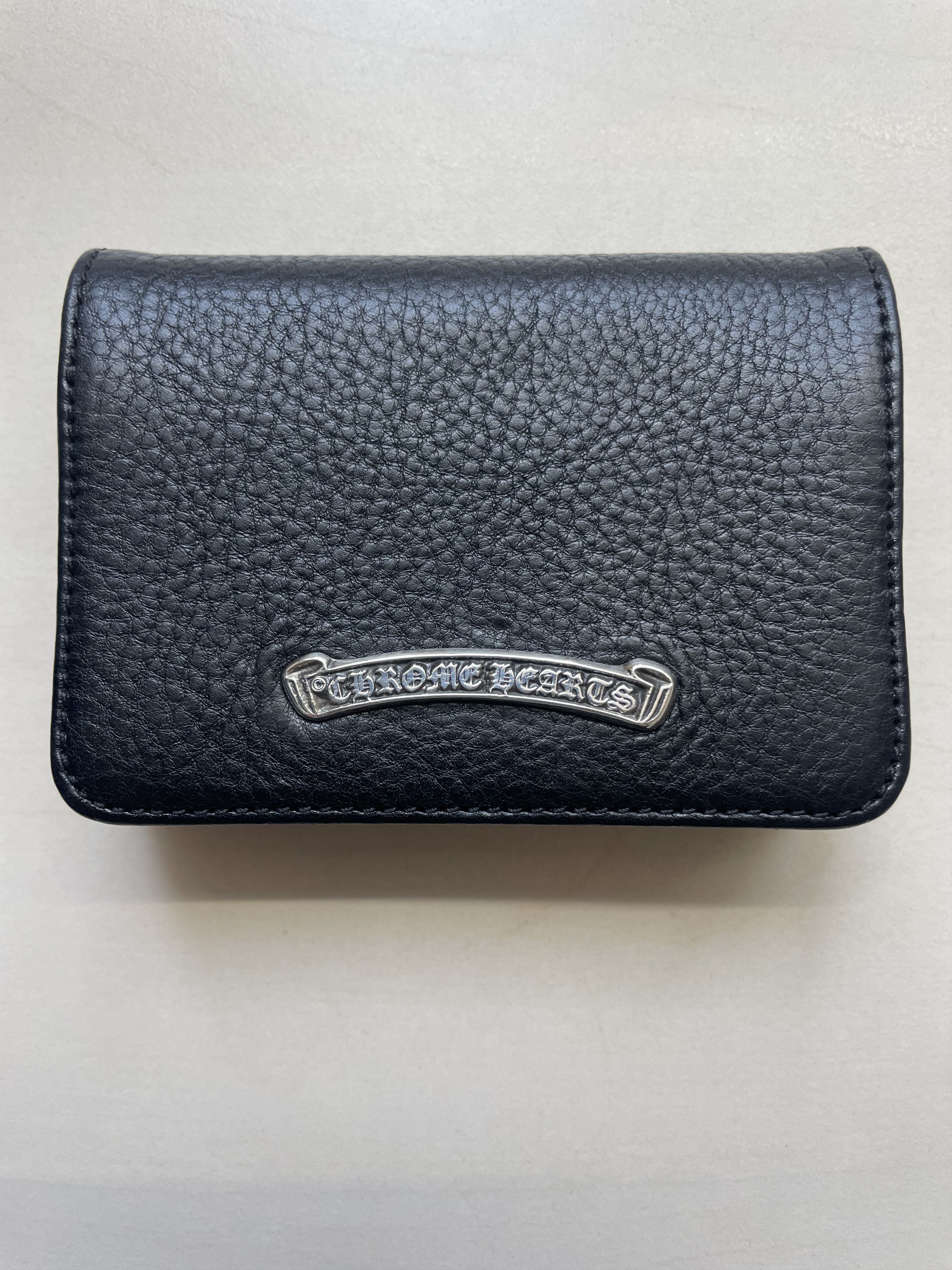 Chrome Hearts Chrome Hearts Black Leather Card Holder Size ONE SIZE - 5 Thumbnail