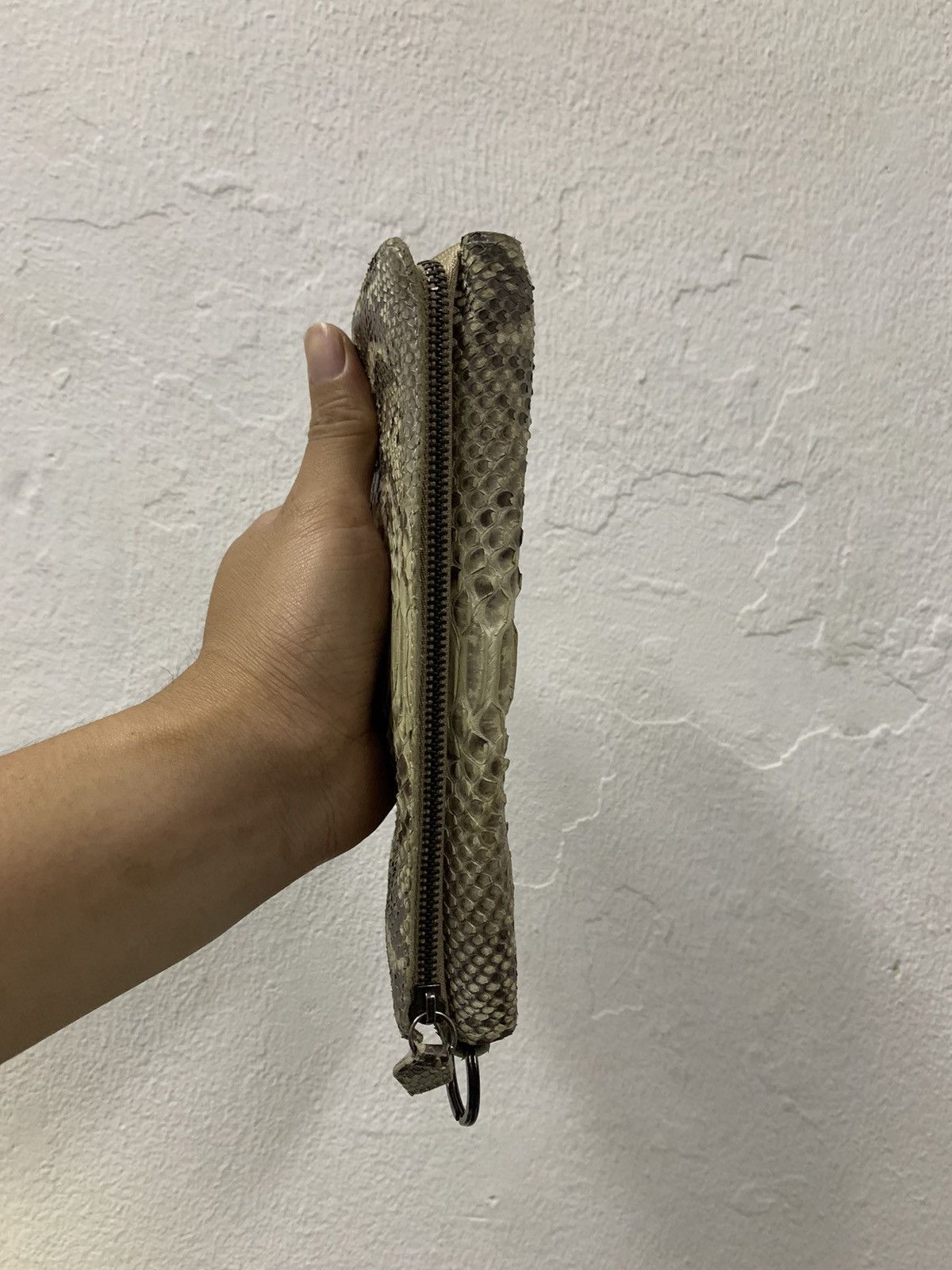 Leather Snake Skin Design Leather wallet Size ONE SIZE - 2 Thumbnail
