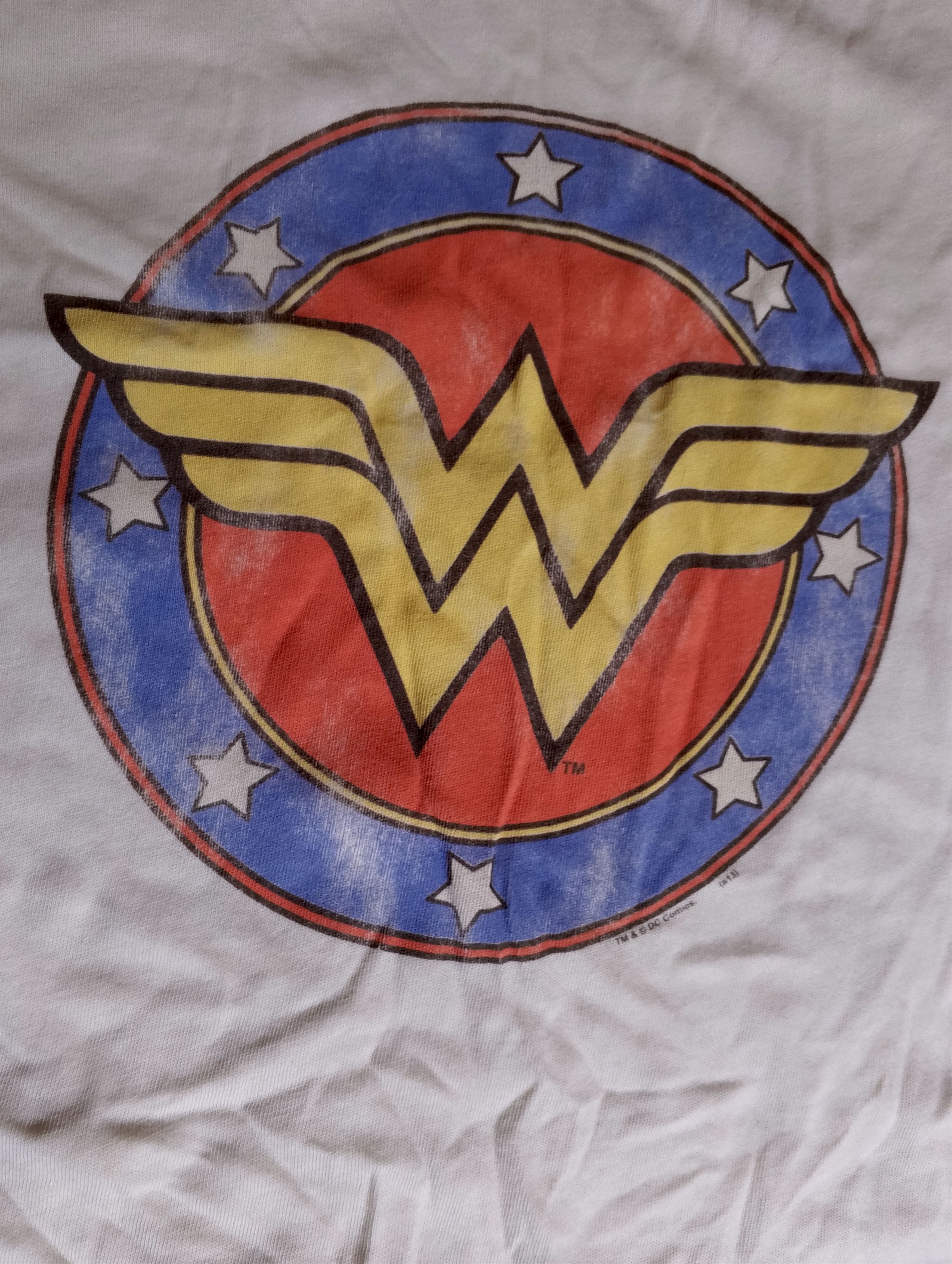 DC Comics vintage wonder women big logo dc comics t shirt made usa Size M / US 6-8 / IT 42-44 - 3 Thumbnail