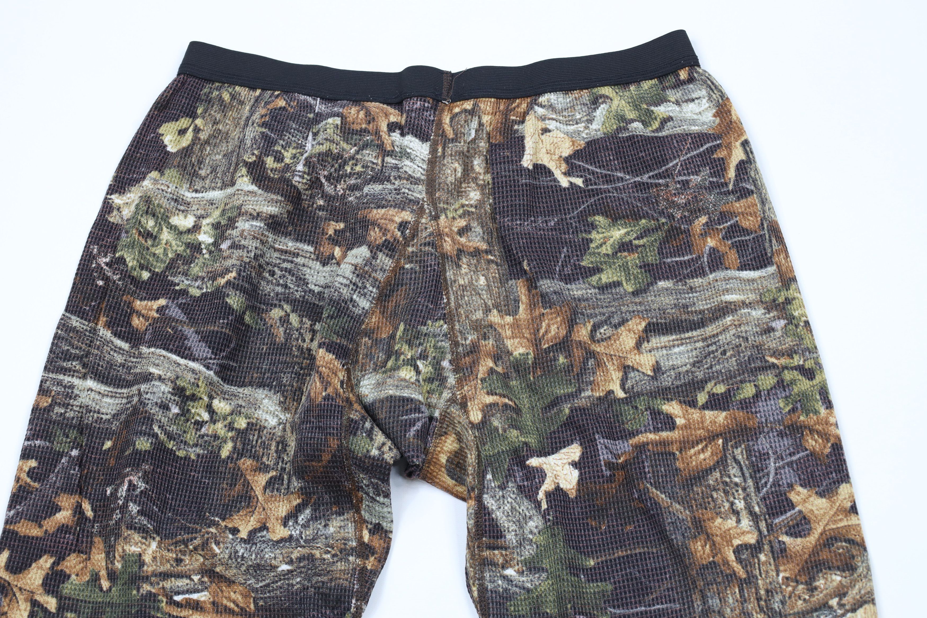 Vintage Vintage 90s Camouflage Thermal Waffle Knit Joggers Pants Size US 38 / EU 54 - 8 Thumbnail