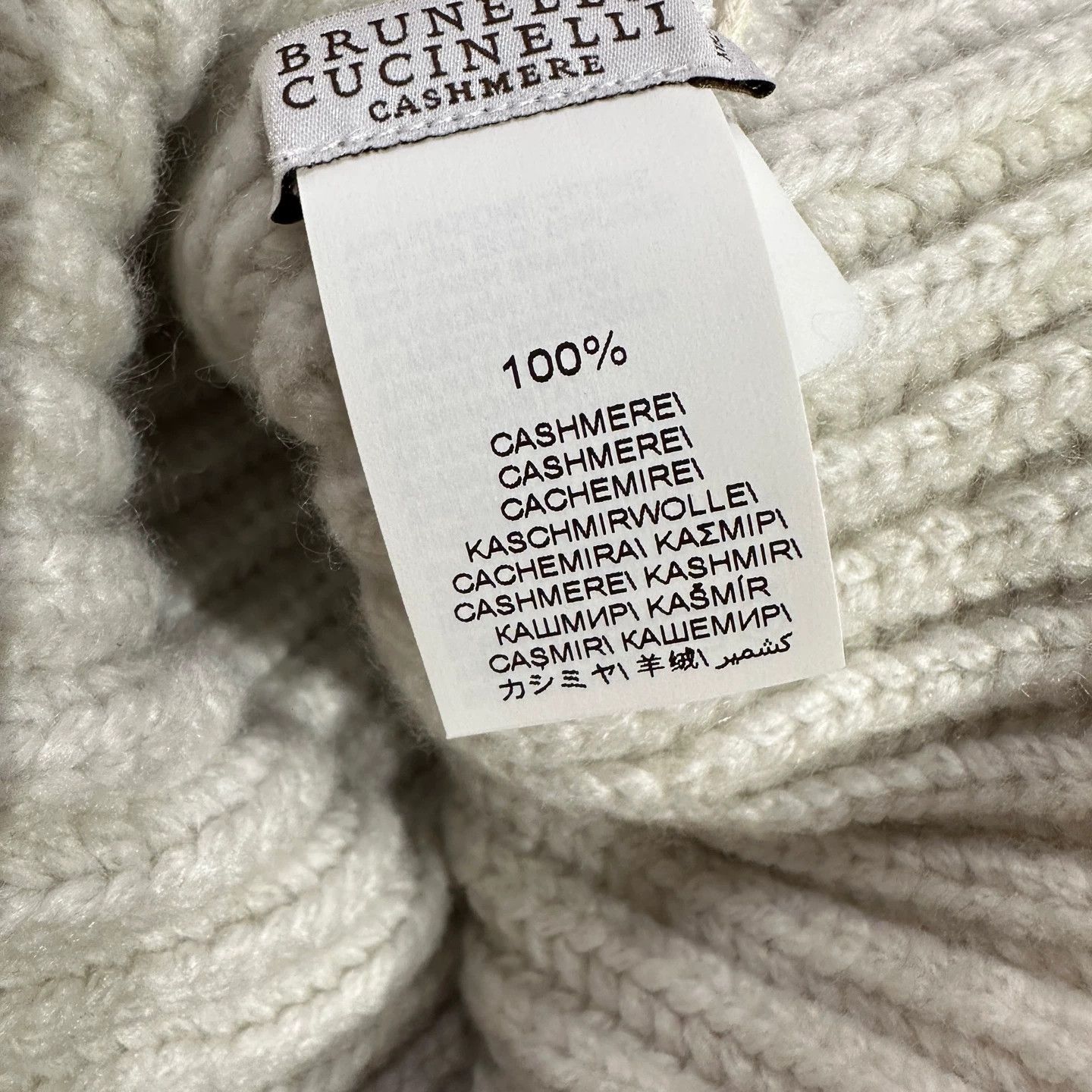 Brunello Cucinelli Brunello Cucinelli Beaded Cashmere Knit Beanie S Size ONE SIZE - 4 Thumbnail