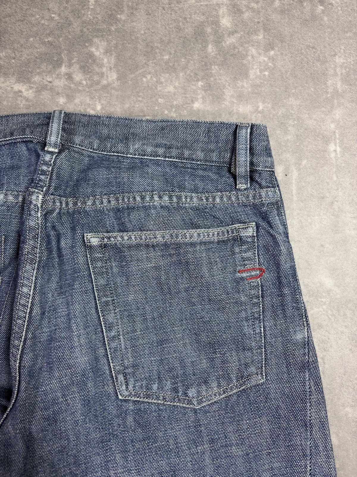Diesel Diesel Recut Long Straight Denim Jeans 32 33 Indigo Rare Size US 32 / EU 48 - 15 Thumbnail