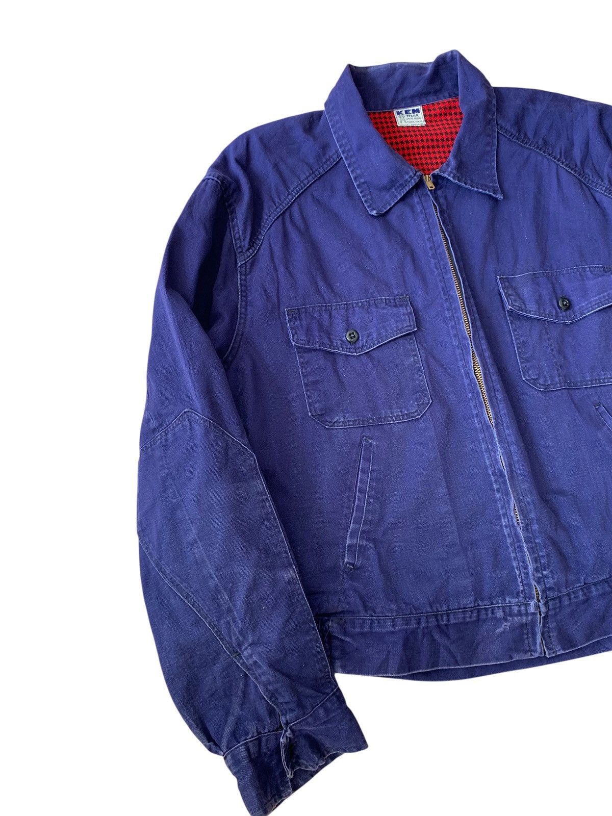 Vintage 🔥VTG 50s KEM IRON WORKS MECHANIC JACKETS Size US L / EU 52-54 / 3 - 7 Thumbnail