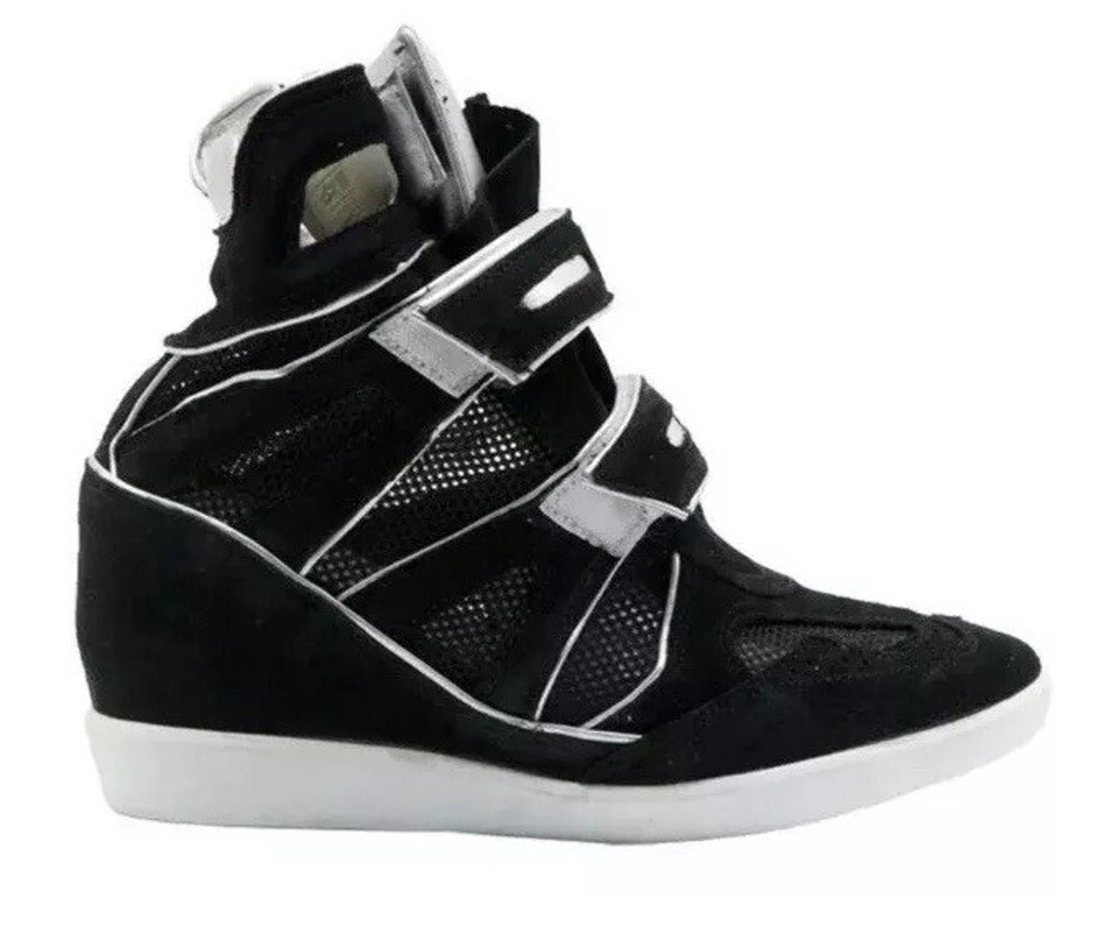 Other Monica Corte Wedge High Top Sneakers - W BLK Sz 40 Size US 9 / IT 39 - 2 Thumbnail