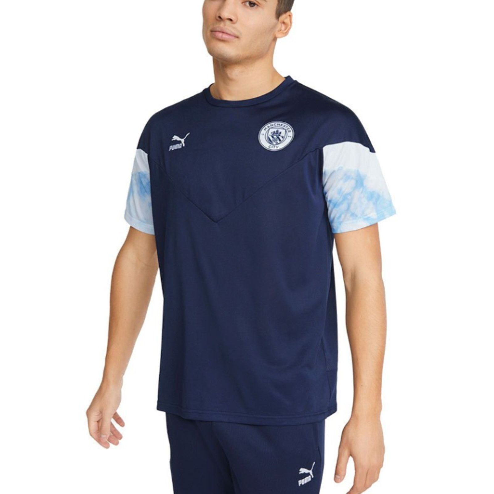 Puma Puma Manchester City FC Tee Football Club T-shirt Jersey Tee Size US L / EU 52-54 / 3 - 5 Thumbnail