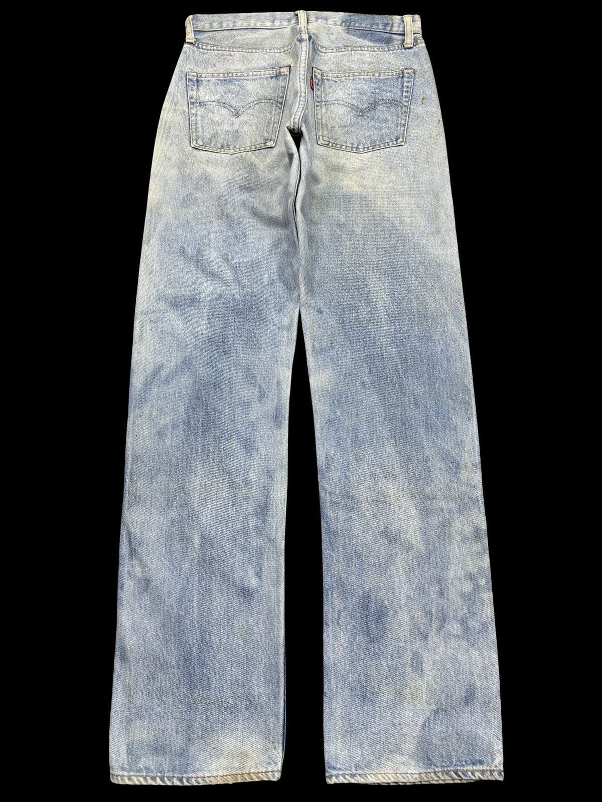 Levi's Vintage 80s Levis 501 Button #6 Selvedge USA Denim F791 Size US 28 / EU 44 - 2 Thumbnail