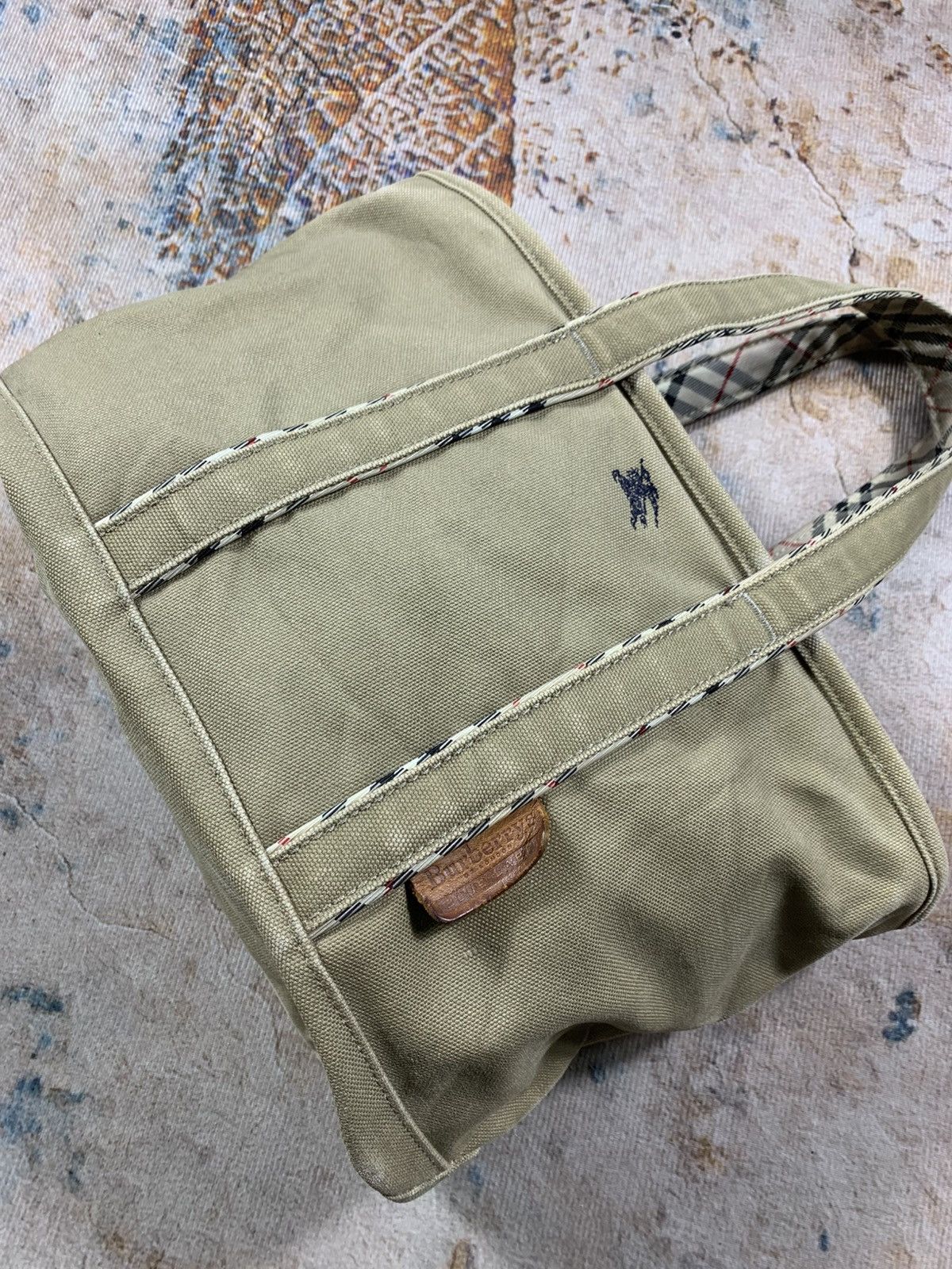 Burberry Vintage Burberrys kanvas tote Bag Size ONE SIZE - 5 Thumbnail