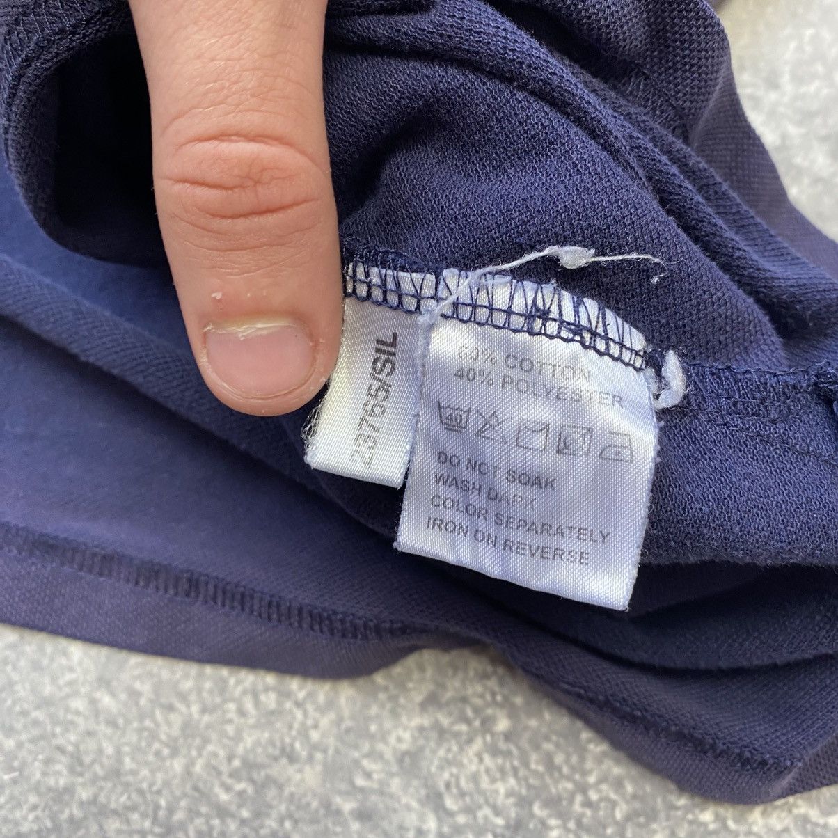 Vintage Luxury Yves Saint Lauren small logo vintage faded polo Size US L / EU 52-54 / 3 - 8 Thumbnail